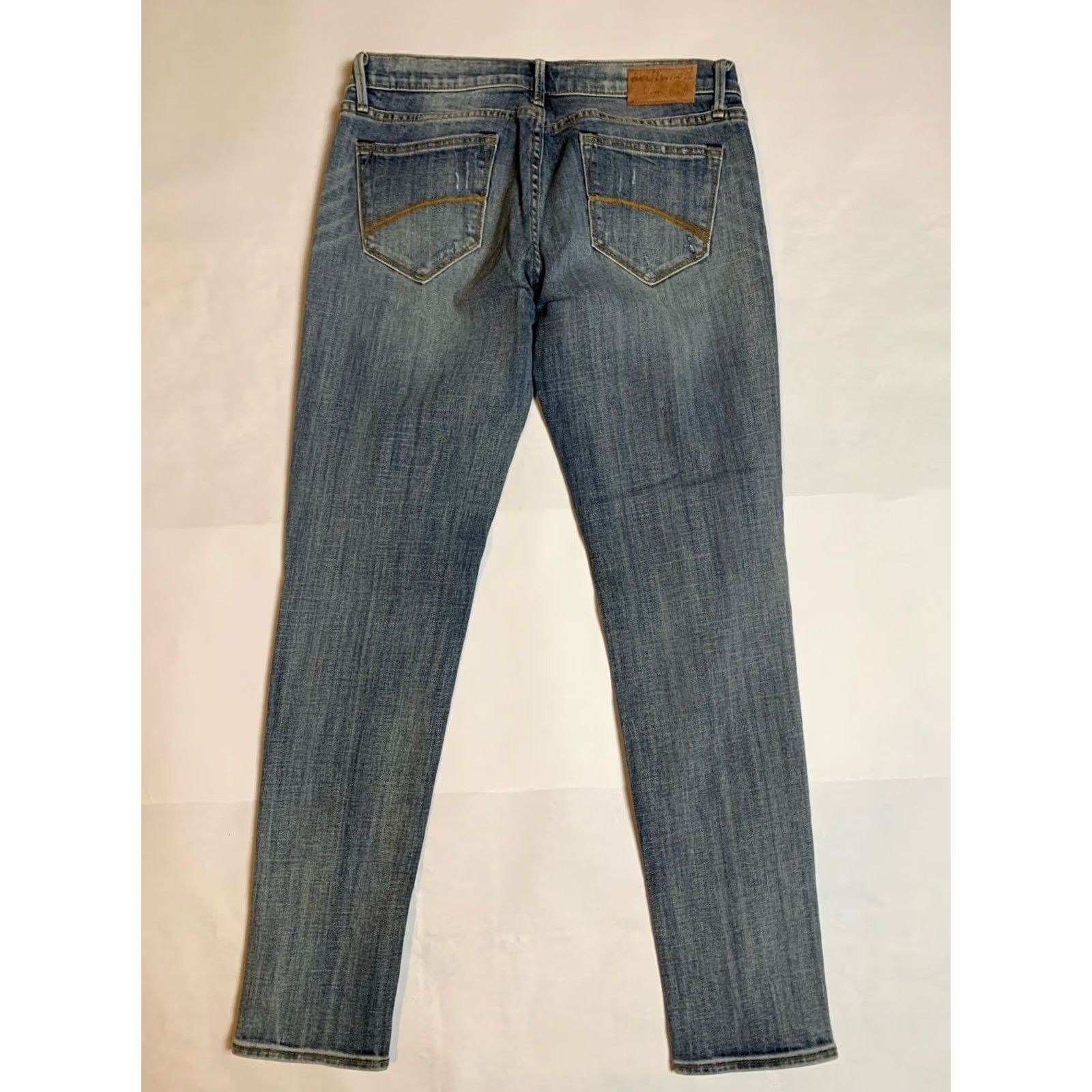 Vintage Driftwood Marilyn Jeans Womens Skinny Regular Size 28 Blue Denim Distressed Boho Minimalist Festival Bohemian Pockets Stretch Regular Fit Womens Size 28" / US 6 / IT 42 - 2 Thumbnail