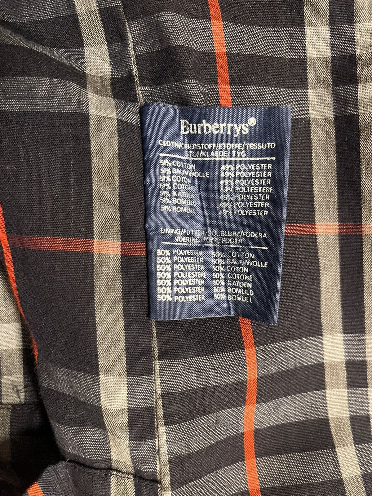Burberry × Vintage Burberry Blue nova check trench coat Size US M / EU 48-50 / 2 - 5 Thumbnail