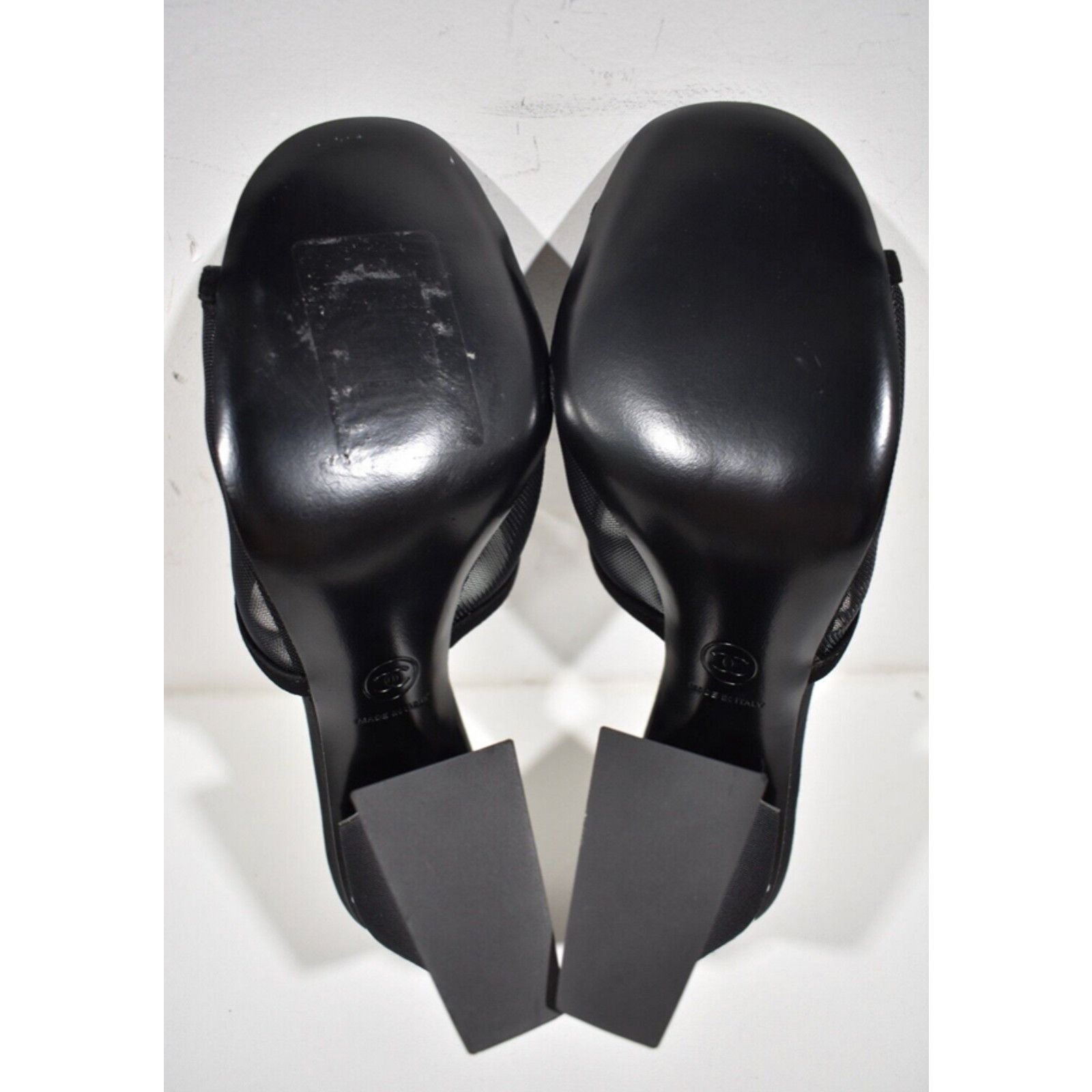 Chanel 22A Pearl CC Logo Block Heel Backless Mule Sandal Pump 40.5 Size US 10.5 / IT 40.5 - 12 Thumbnail