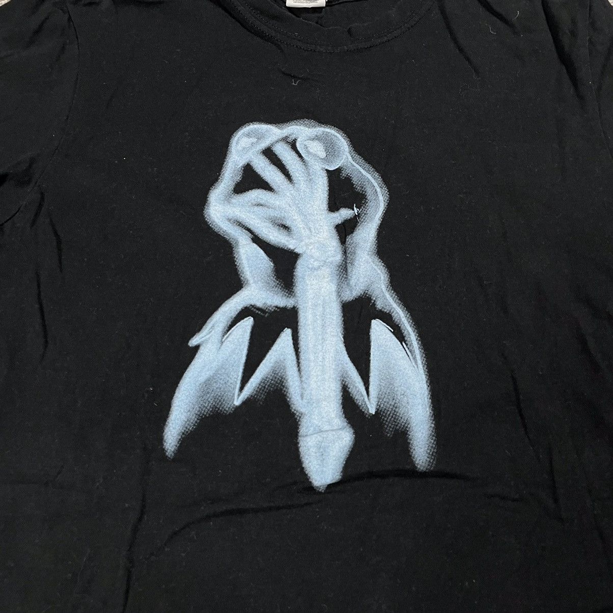 Vintage Vintage Y2K Abstract Graphic Tee Grunge Streetwear Black M Size US M / EU 48-50 / 2 - 4 Thumbnail