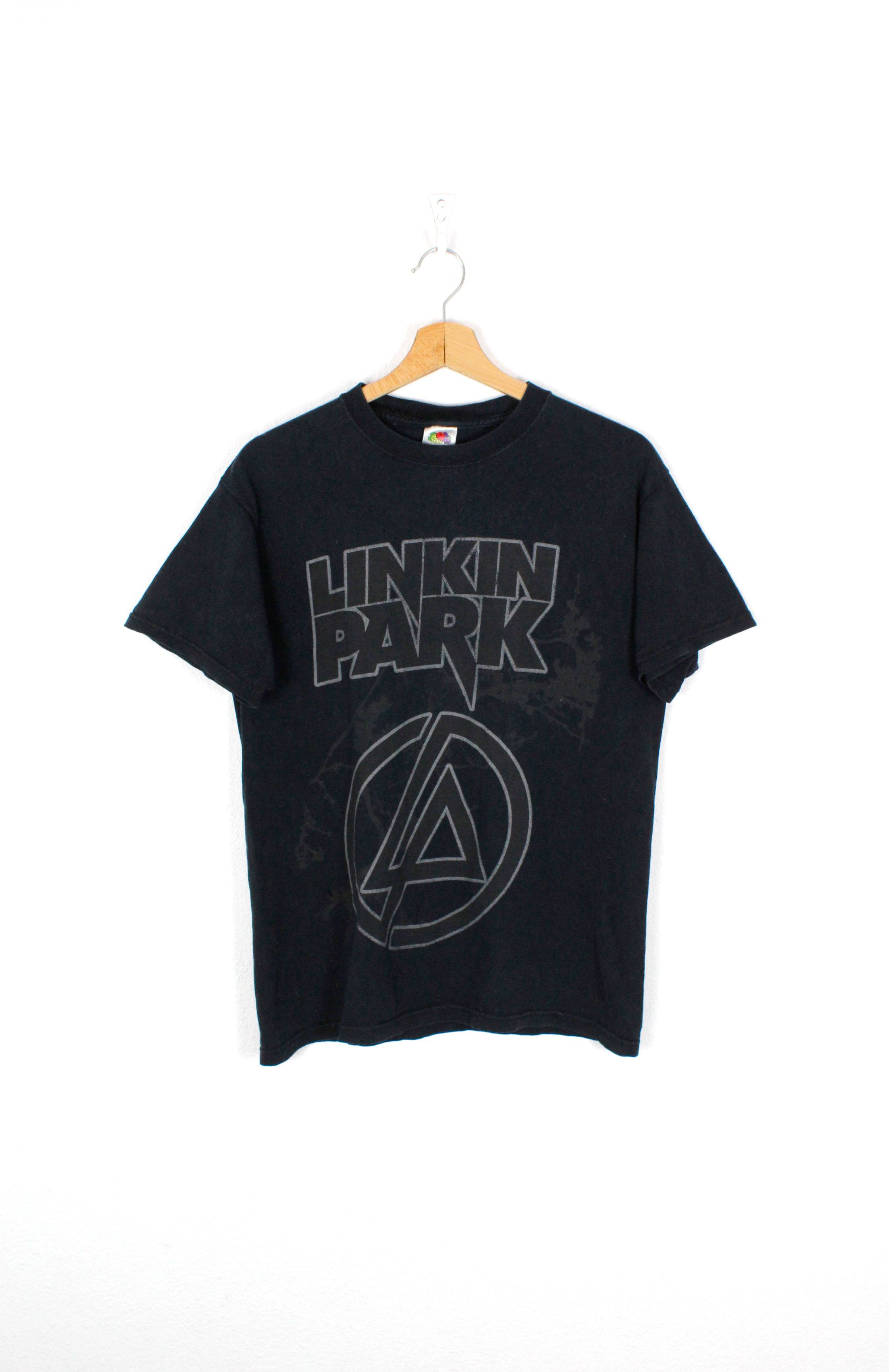 Band Tees × Vintage Vintage Linkin Park Graphic Y2K Tee T-shirt Size US M / EU 48-50 / 2 - 1 Thumbnail