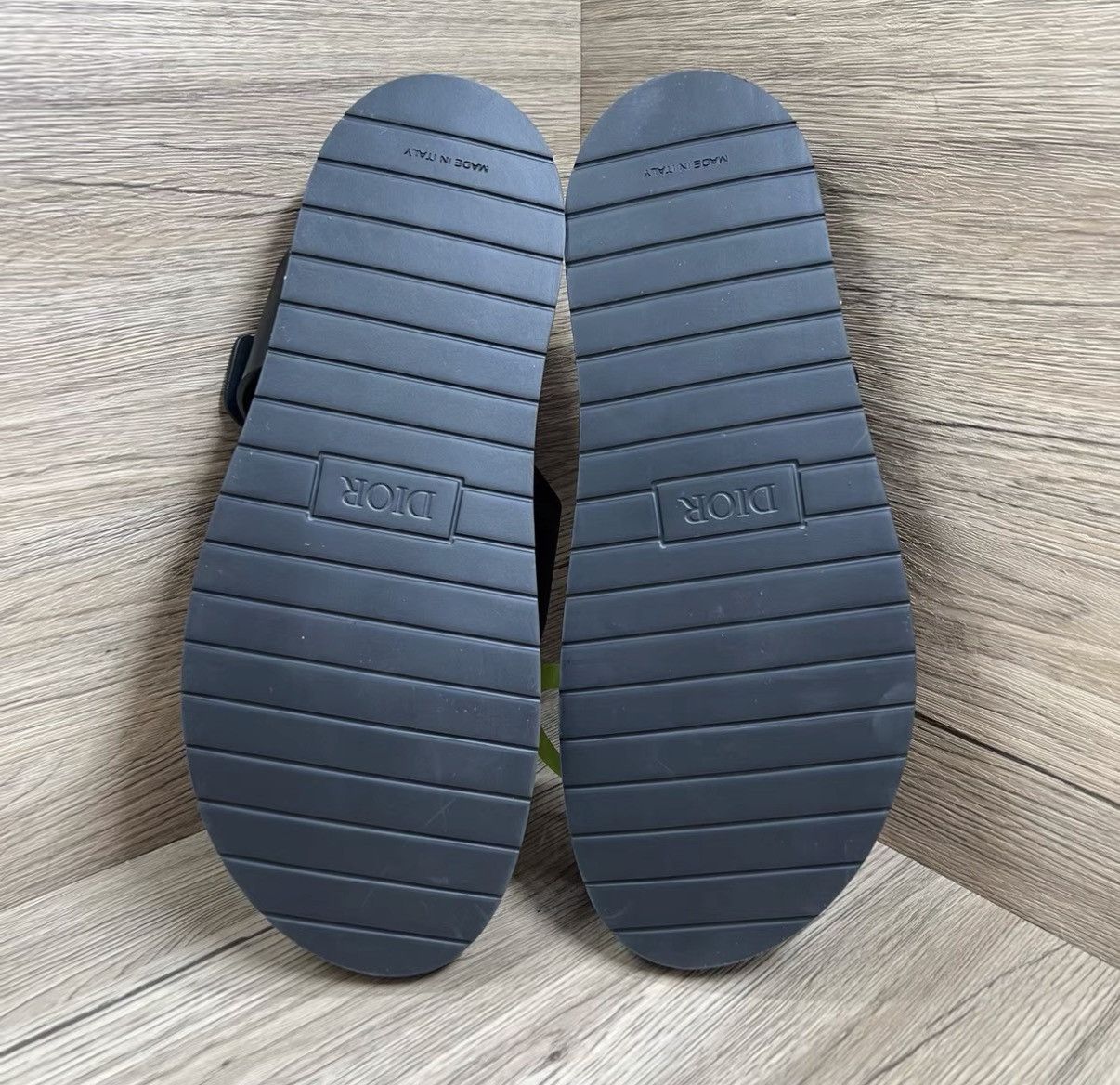 Dior Dior Aqua Black and Silver Metal Logo Slippers J41 Size US 11 / EU 44 - 5 Thumbnail