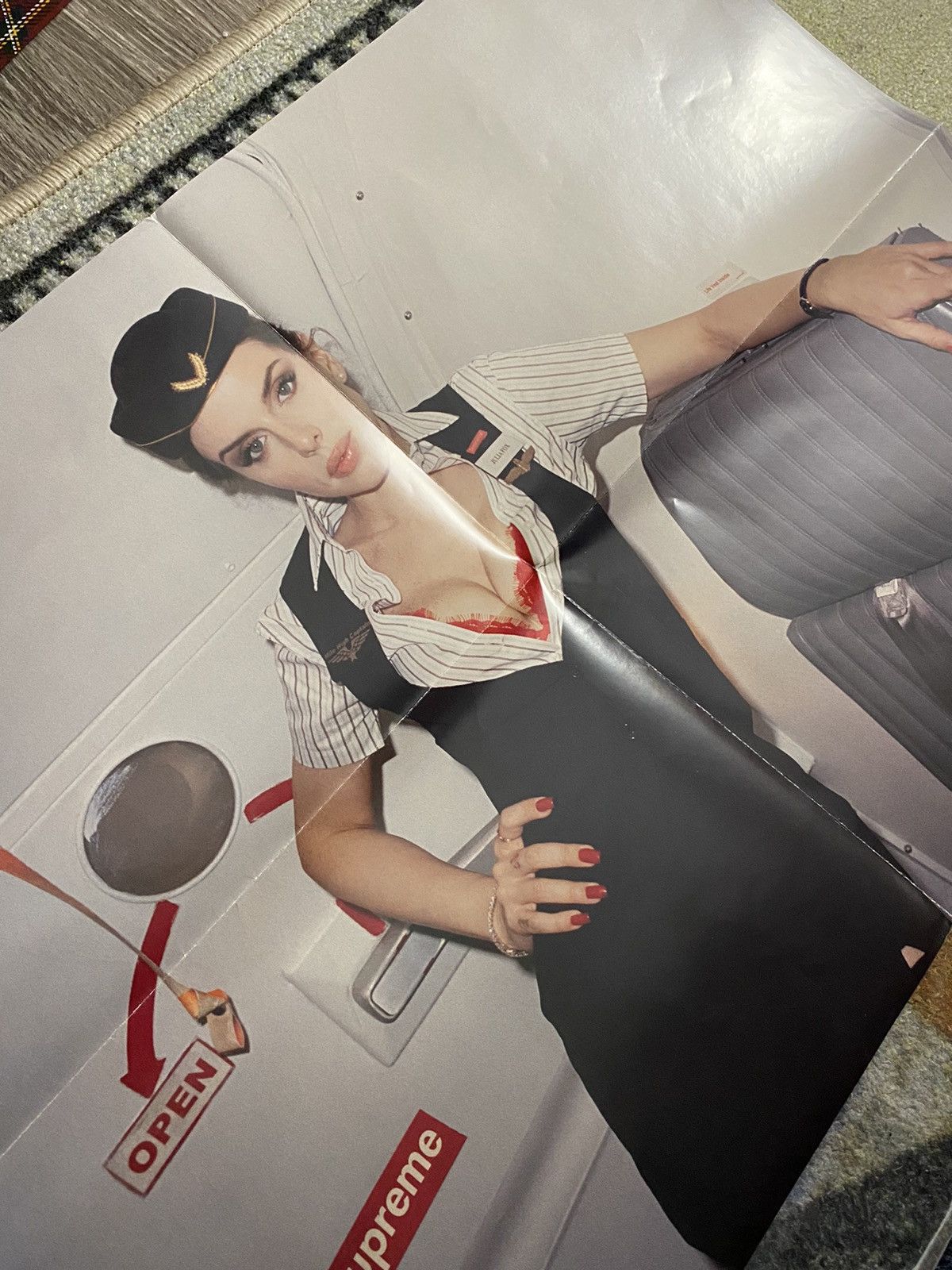 Supreme Supreme Julia Fox Poster (Double Sided) Size ONE SIZE - 5 Thumbnail