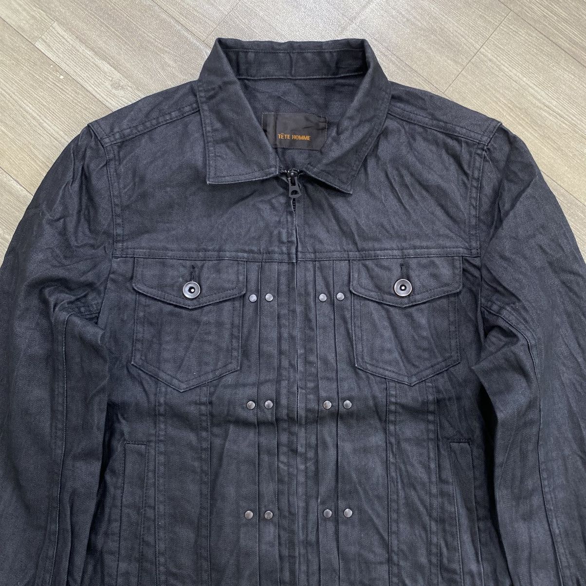 Tete Homme Issey Miyake Tete Homme Tactical Multipocket Denim Jacket Size US M / EU 48-50 / 2 - 3 Thumbnail