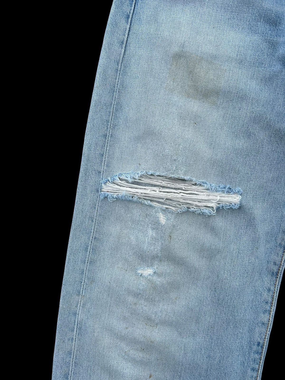 Kapital Vintage Edwin 505X Selvedge Distressed Baggy Denim Jeans Size US 32 / EU 48 - 4 Thumbnail