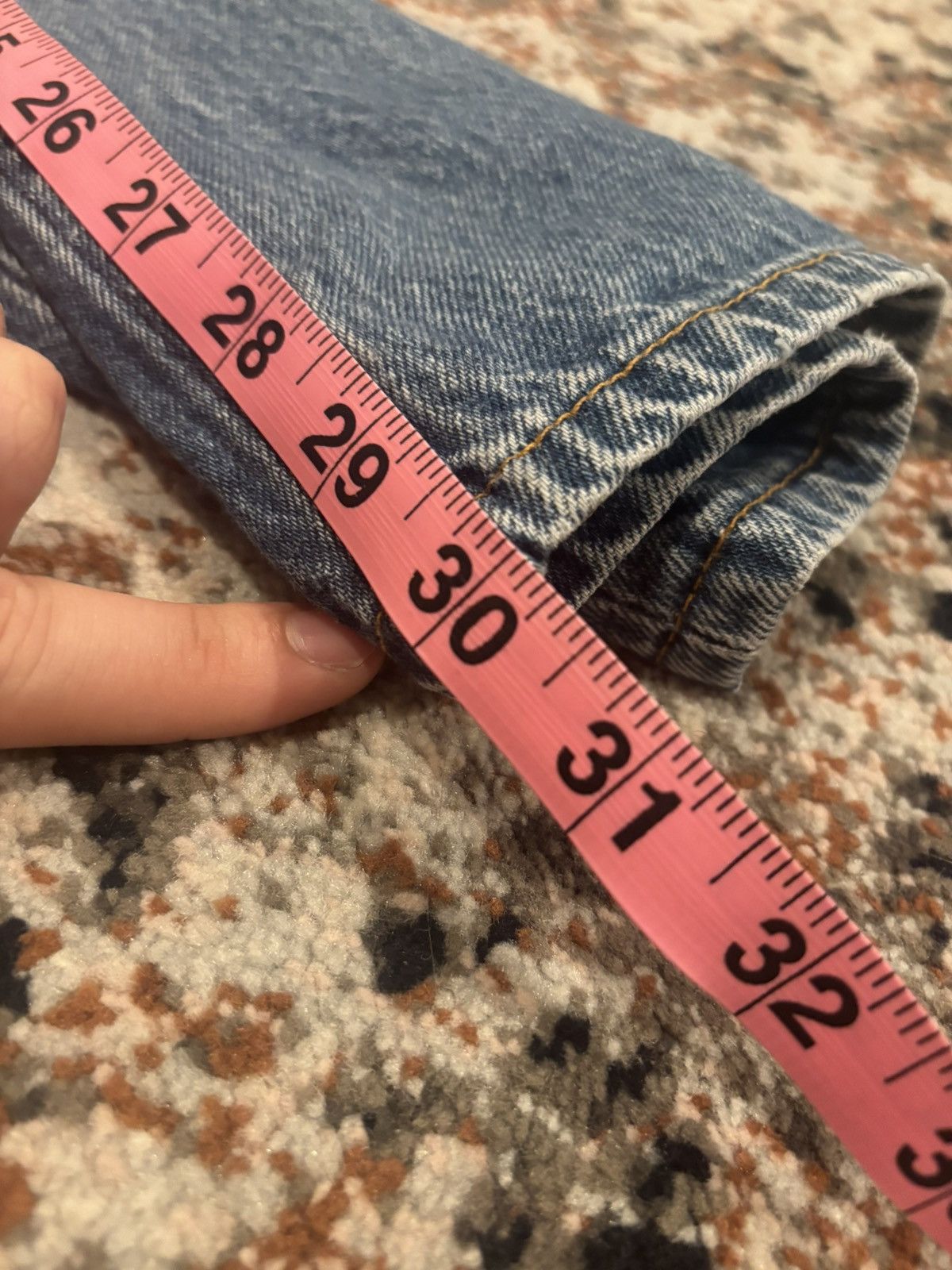 Levi's 1980s Levi's 501xx Distressed Light Wash Blue Jeans 32 x 30 Size US 32 / EU 48 - 9 Thumbnail