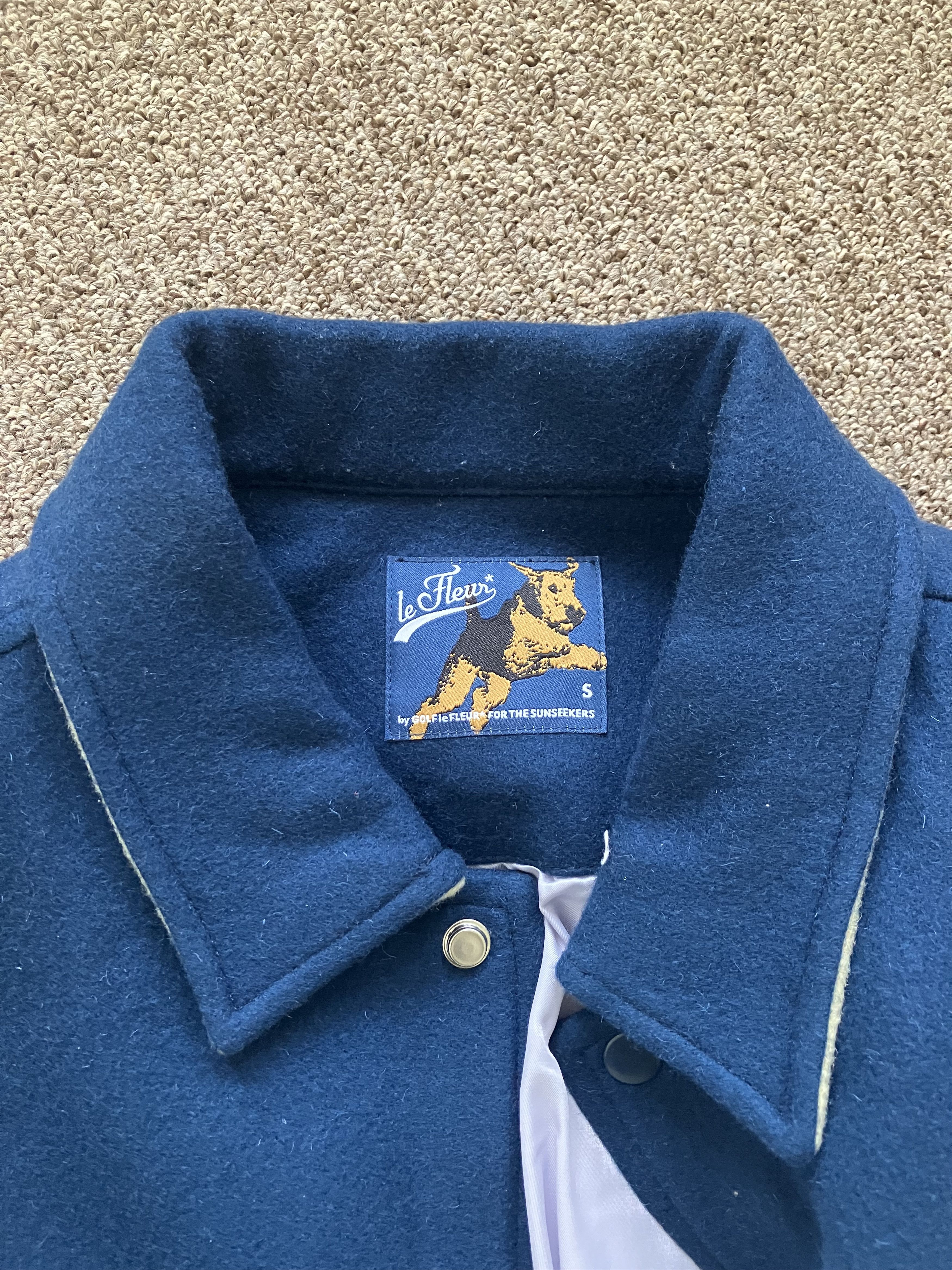 Golf le Fleur Golf Le Fleur* Patch Varsity Jacket Navy Size US S / EU 44-46 / 1 - 4 Thumbnail