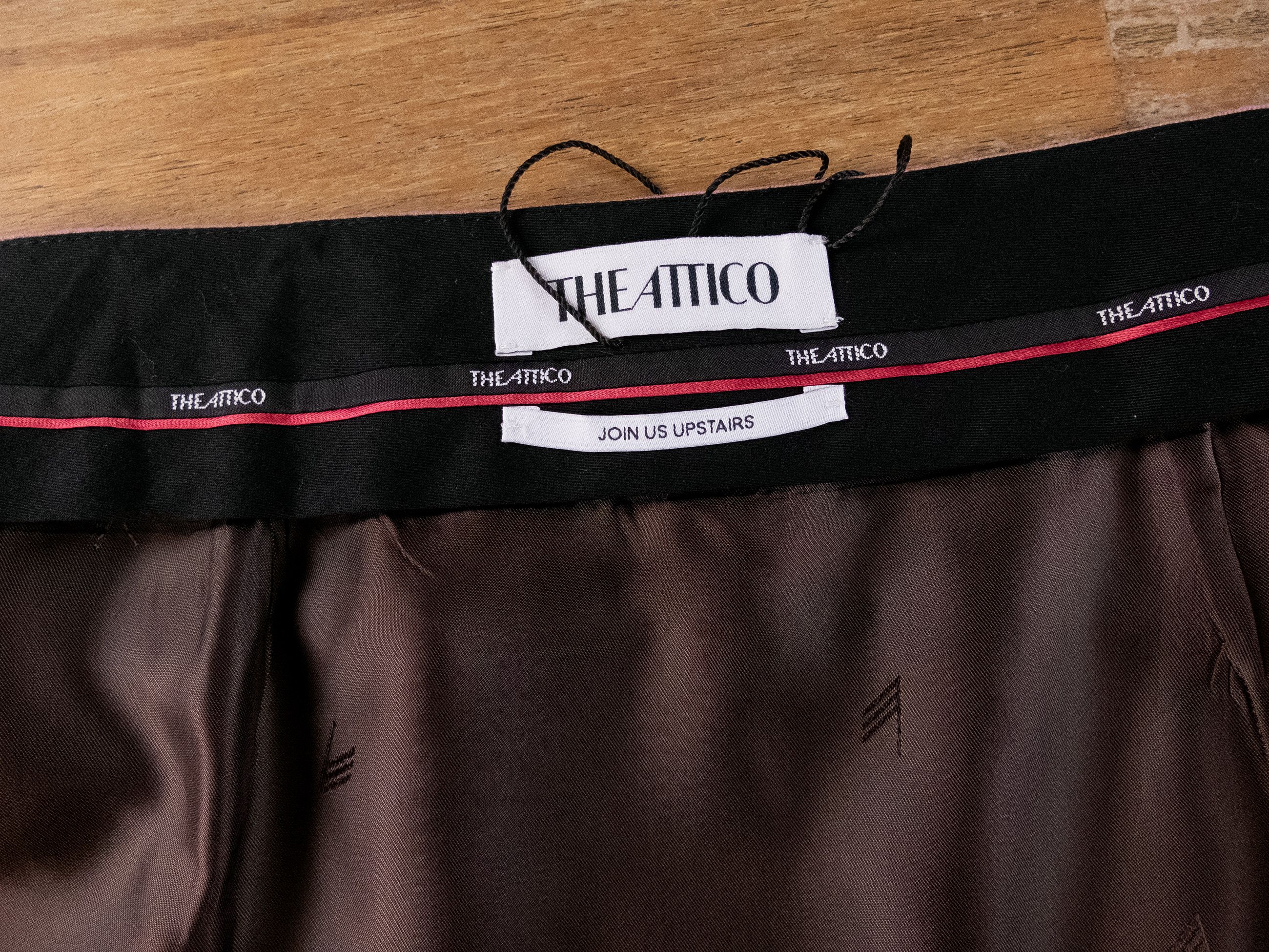 The Attico THE ATTICO orchid haze pink wool mini envelope skirt 4 / 40 Size 27" / US 4 / IT 40 - 11 Thumbnail