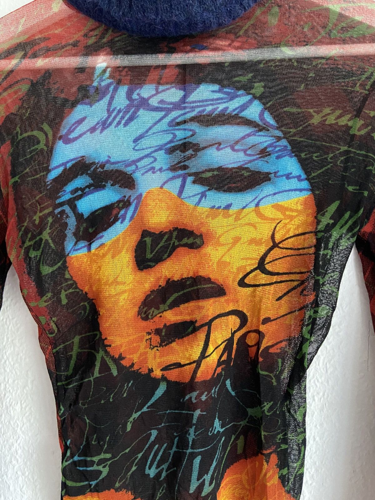 Jean Paul Gaultier Jean Paul Gaultier FW1998 Ukraine Face Mesh Size S / US 4 / IT 40 - 3 Thumbnail