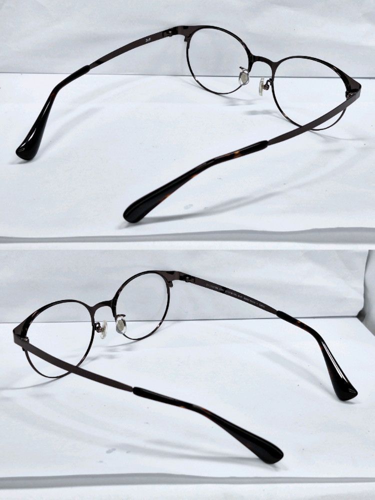 Vintage Zoff Business Boston Glasses Frame Brown ZY232019-43E1 M-41 Size ONE SIZE - 7 Thumbnail
