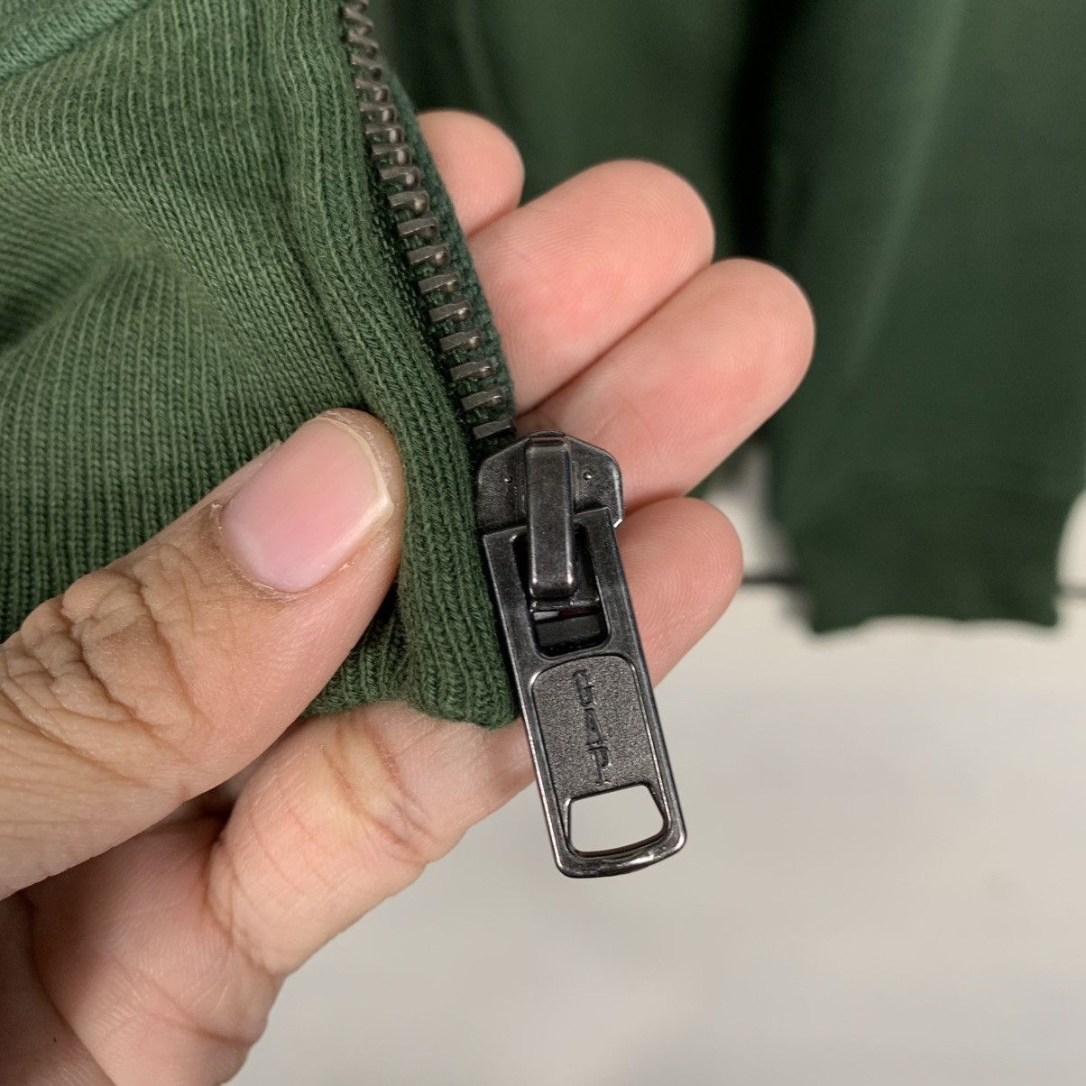 Gap Gap Big Logo Green Zipper Hoodie Size US M / EU 48-50 / 2 - 15 Thumbnail