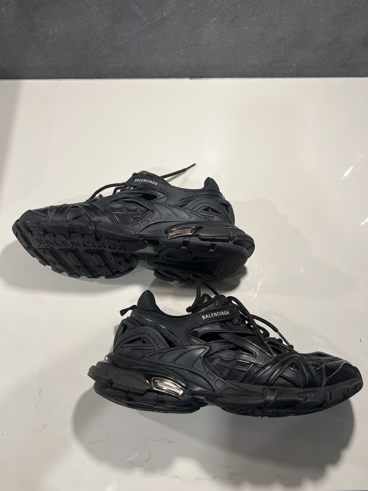 Balenciaga Balenciaga Track.2 Trainer Black Size US 8 / EU 41 - 3 Thumbnail