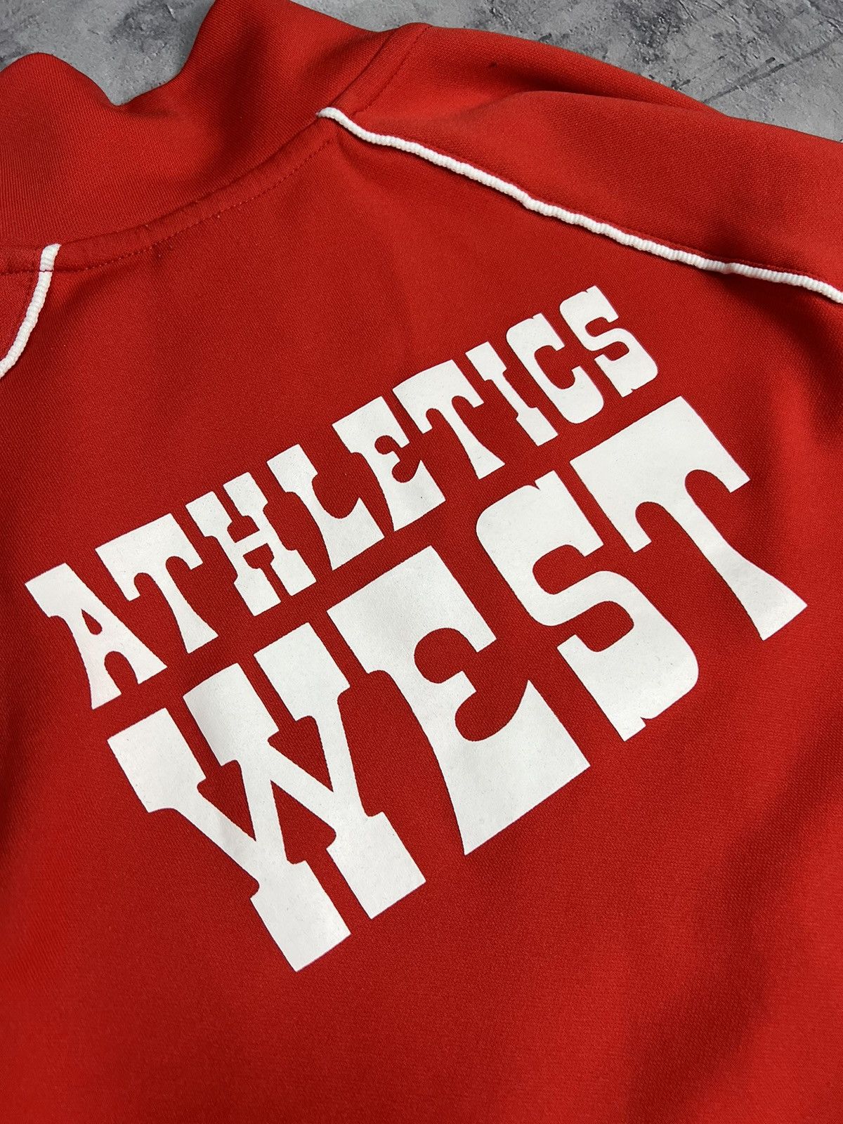 Nike × Vintage Vintage Nike Athletics West Full Zip Up Hoodie Size US M / EU 48-50 / 2 - 7 Thumbnail