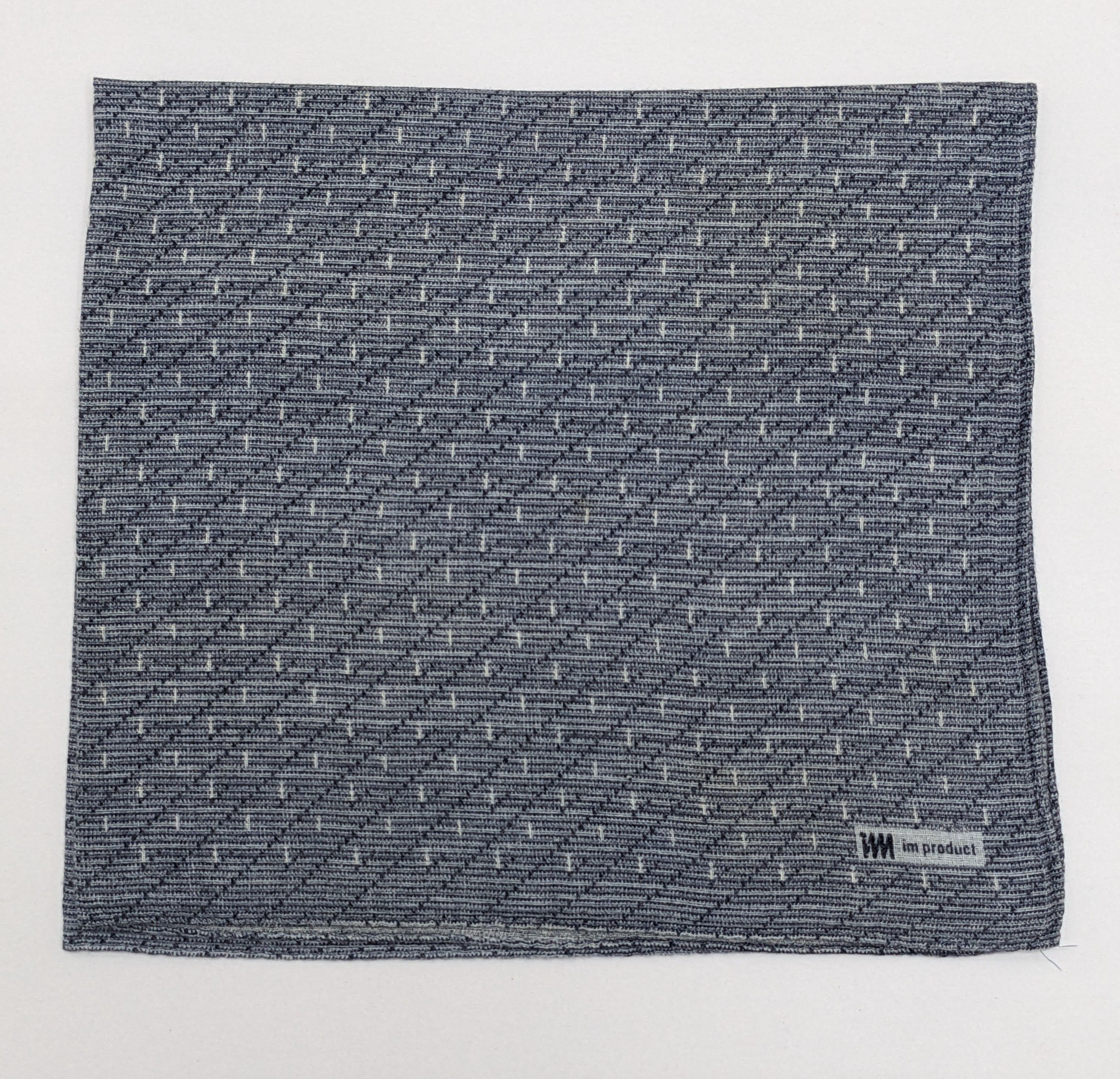 Issey Miyake Issey Miyake IM Product Blue Grey Geometric Pattern Size ONE SIZE - 1 Thumbnail