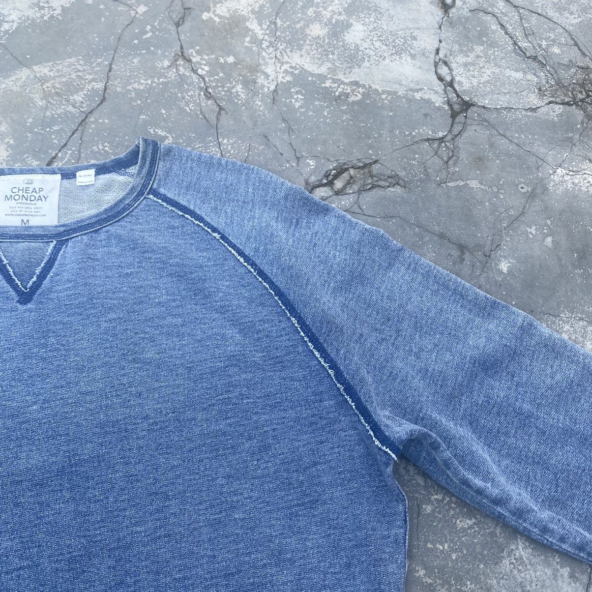 Cheap Monday CHEAP MONDAY Faded Indigo Sweatshirt Size US M / EU 48-50 / 2 - 5 Thumbnail