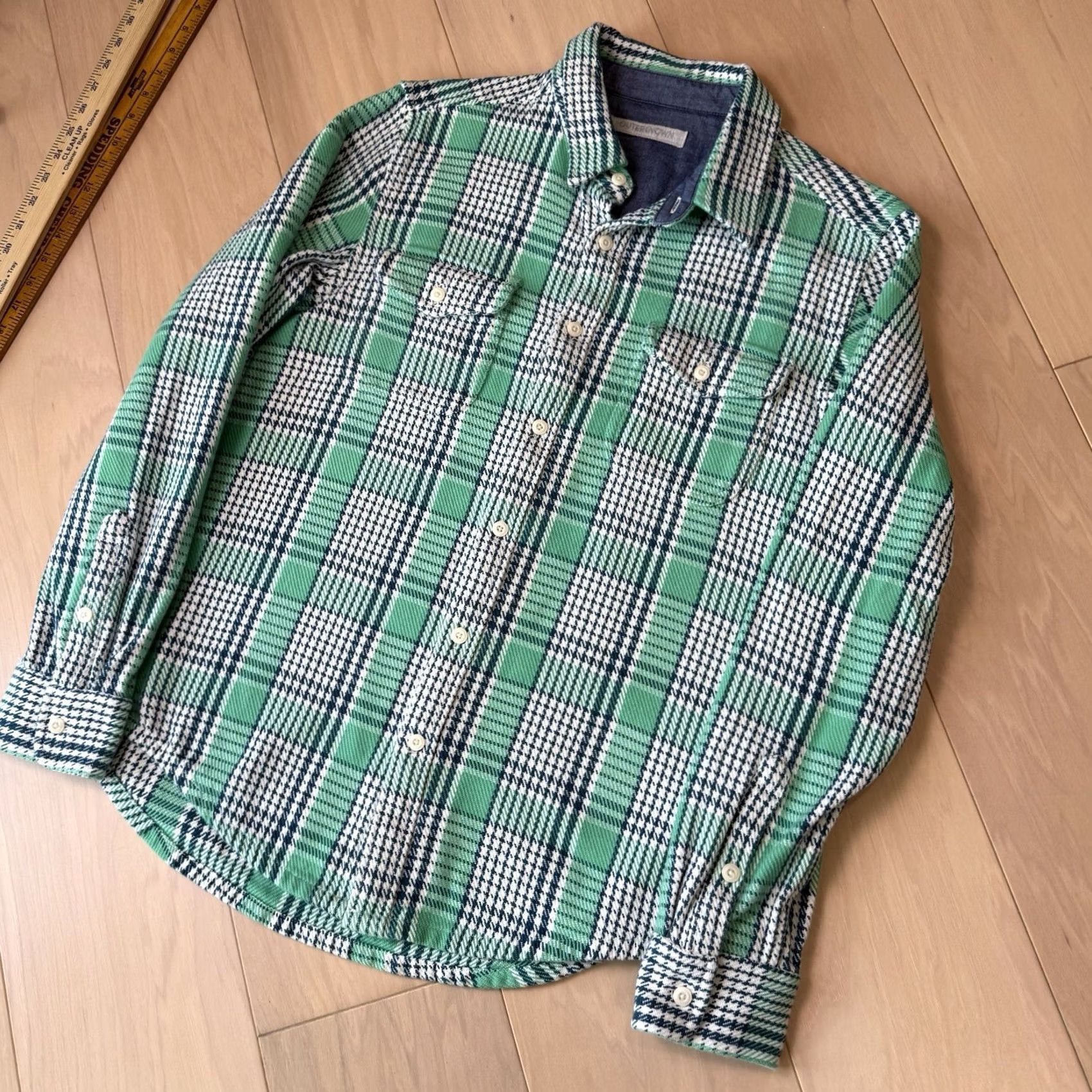 Outerknown Outerknown Blanket Shirt Medium Multicolor Plaid Cotton Button-Up - Casual Workwear, Mens, Long Sleeve, Logo, Pockets, All Seasons Size US M / EU 48-50 / 2 - 3 Thumbnail