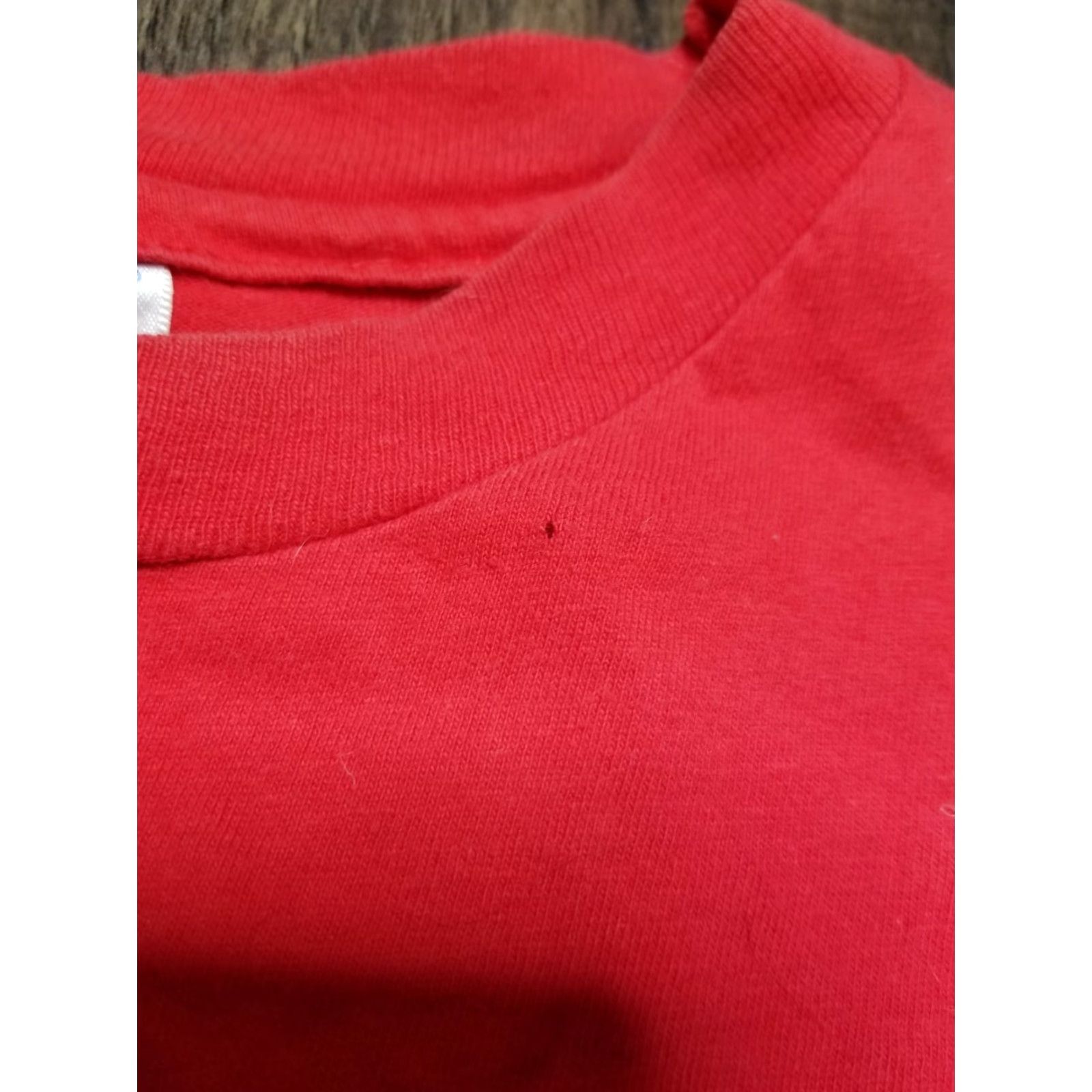 Hanes VINTAGE Hanes T-Shirt Mens XL 94 Single Stitch Junior Olympics Volleyball Double Sided Red 90s USA Graphics Boys? Size US M / EU 48-50 / 2 - 6 Thumbnail