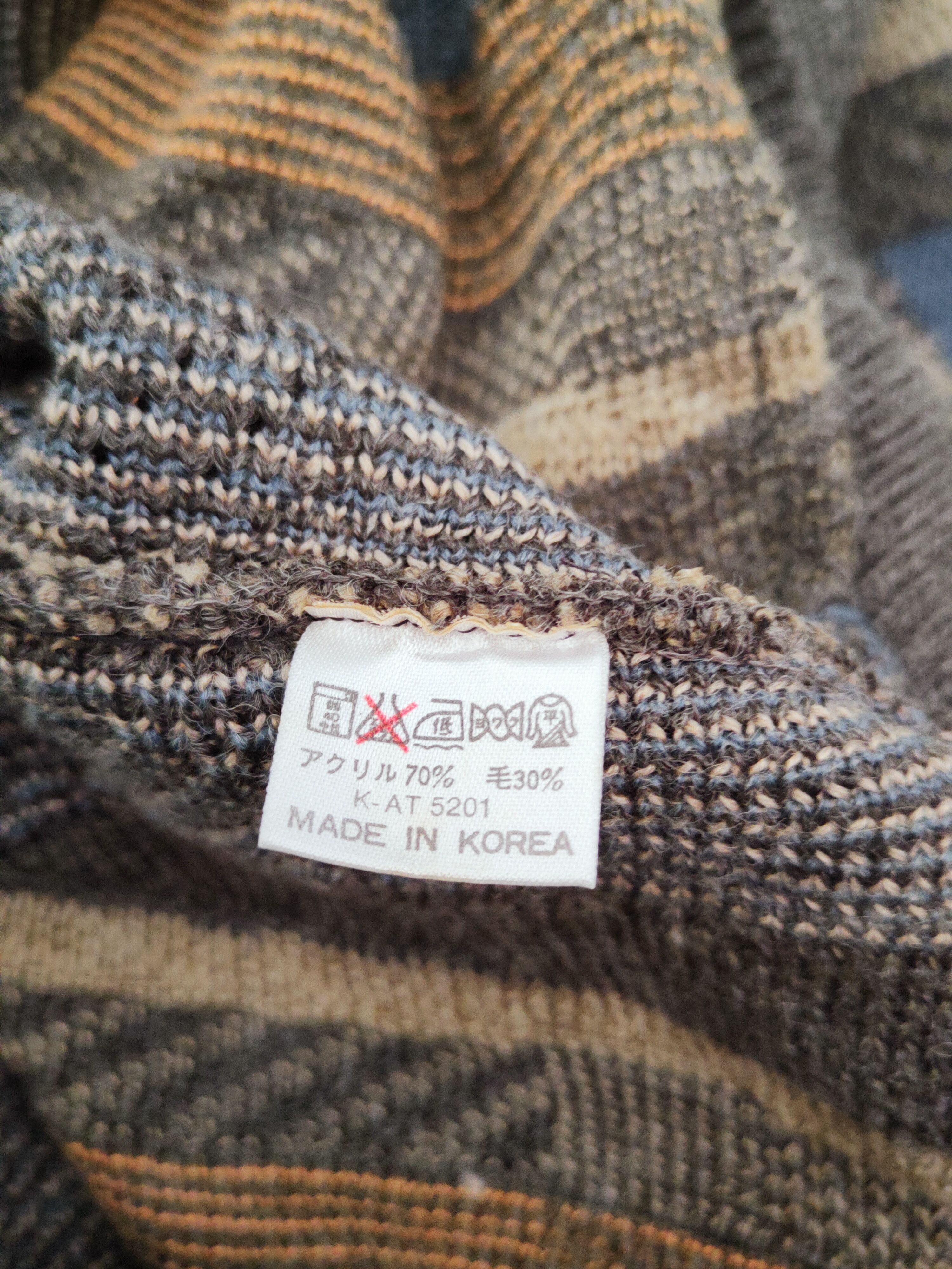 Vintage D Curiosity 5 Dark Gray Knitwear Sweatshirts #W865 Size US M / EU 48-50 / 2 - 10 Thumbnail