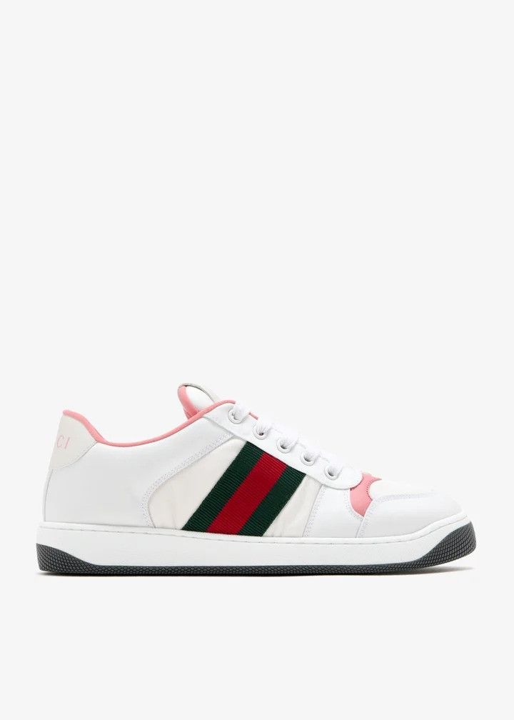 Gucci Screener Sneakers It 35 Women - Usa Duties Paid in White, Women's