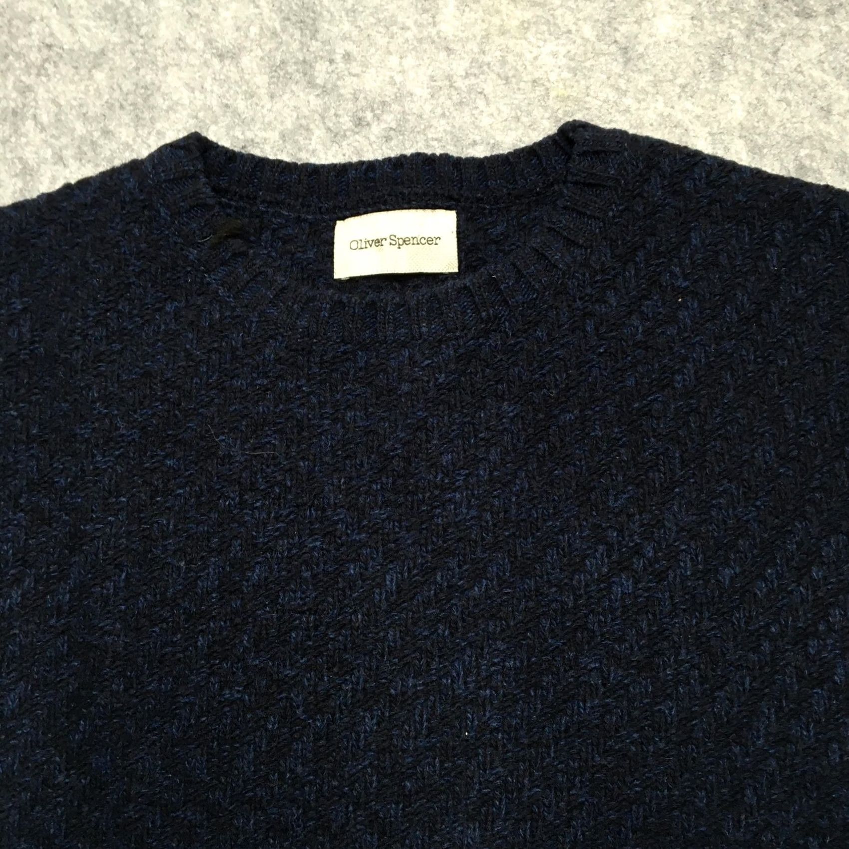 Oliver Spencer Oliver Spencer Sweater Mens Medium Blue Wool Crew Neck Pullover Solid Knit Shirt Mens Medium Blue Wool Crew Neck Oliver Spencer Sweater Size US M / EU 48-50 / 2 - 3 Thumbnail