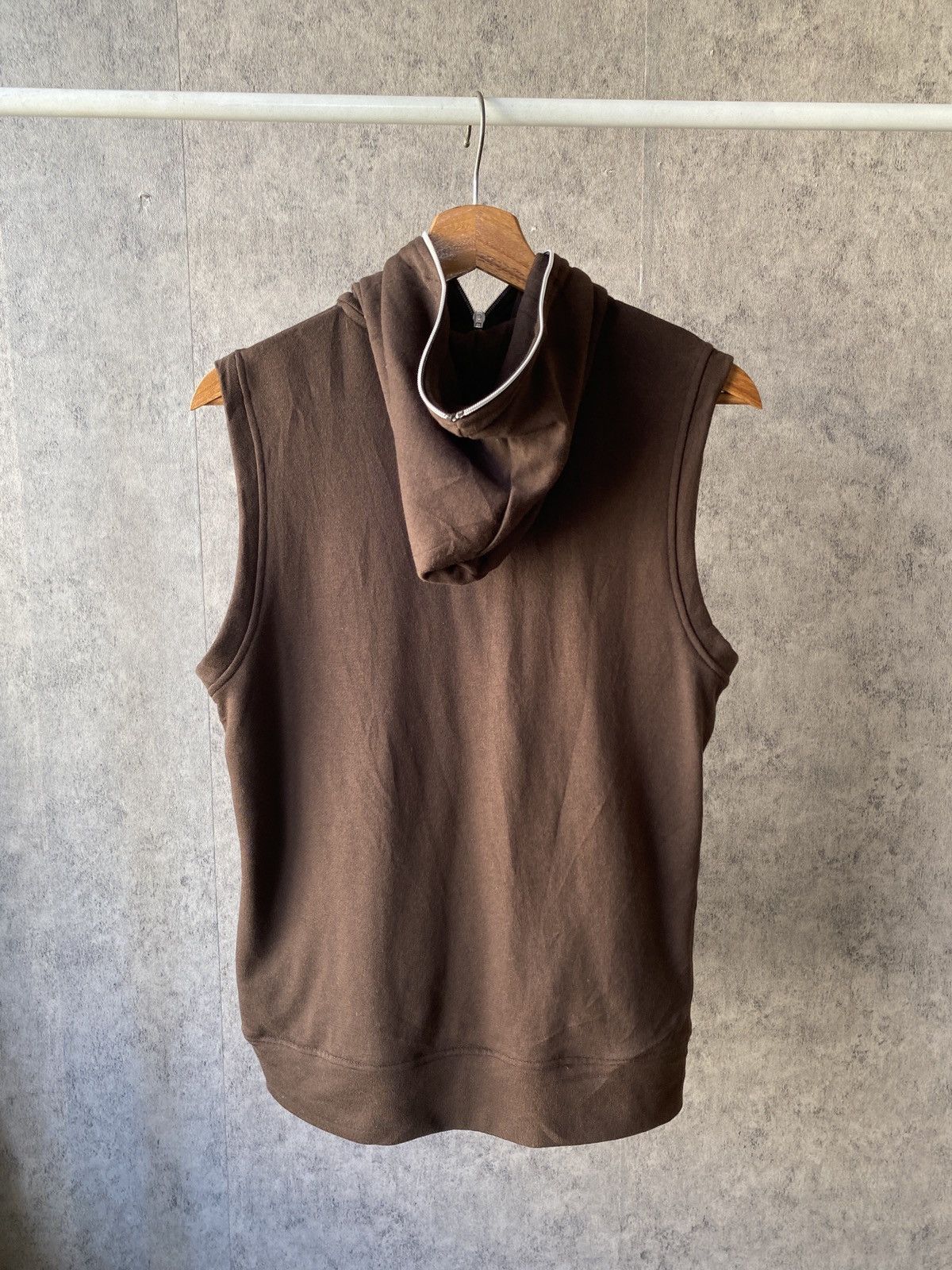 semanticdesign Semantic Design Multi Zipper Sleeveless Hoodie Full Zip Size US M / EU 48-50 / 2 - 4 Thumbnail