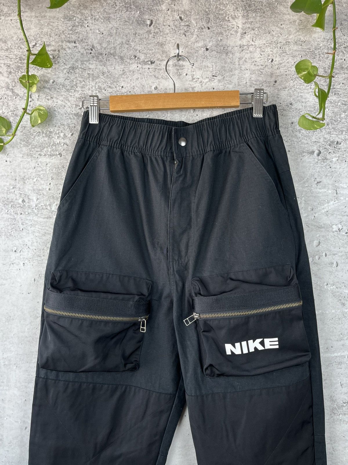 Japanese Brand × Nike Nike - City Made Woven Cargo Pants Black S Size US 30 / EU 46 - 4 Thumbnail