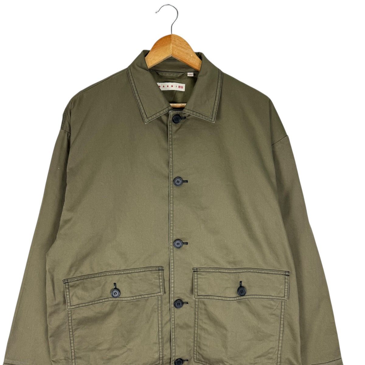 Marni × Uniqlo 🌟MARNI X UNIQLO WORKWEAR JACKET Size US L / EU 52-54 / 3 - 3 Thumbnail