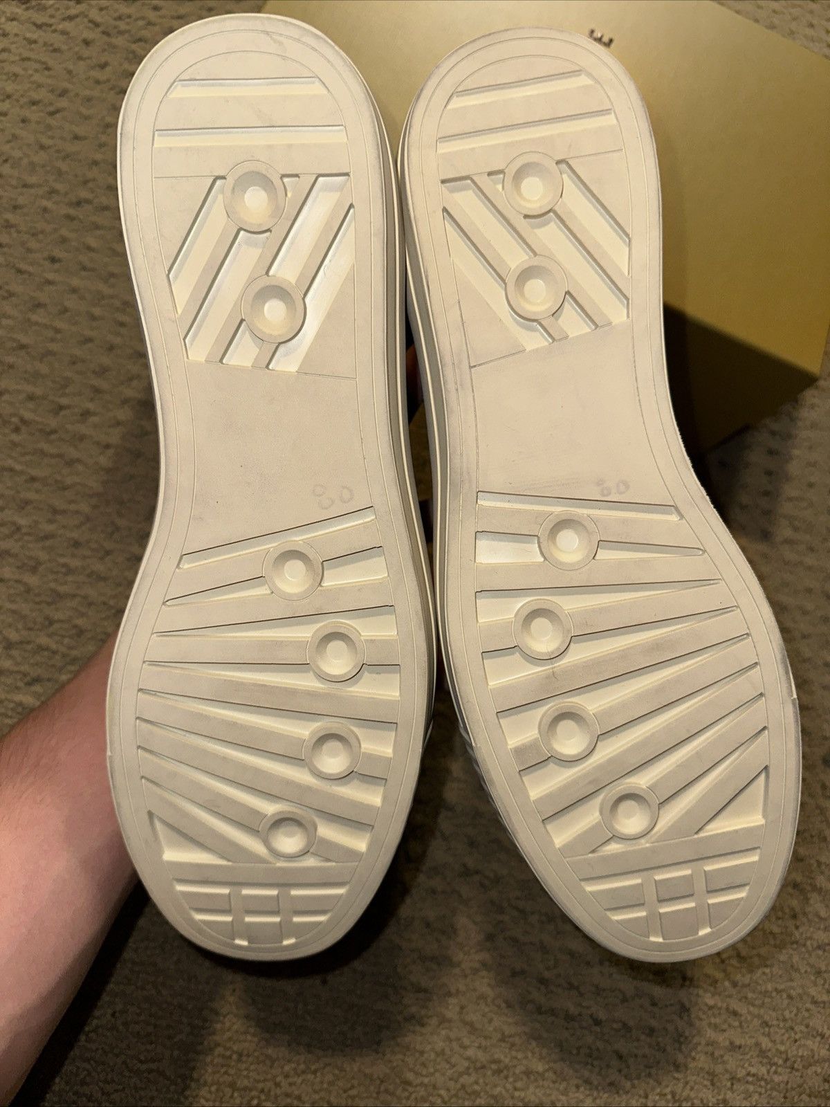 Rhude RHUDE Bel Airs White Snake Men's High Top Sneakers Size 12 Size US 12 / EU 45 - 9 Thumbnail