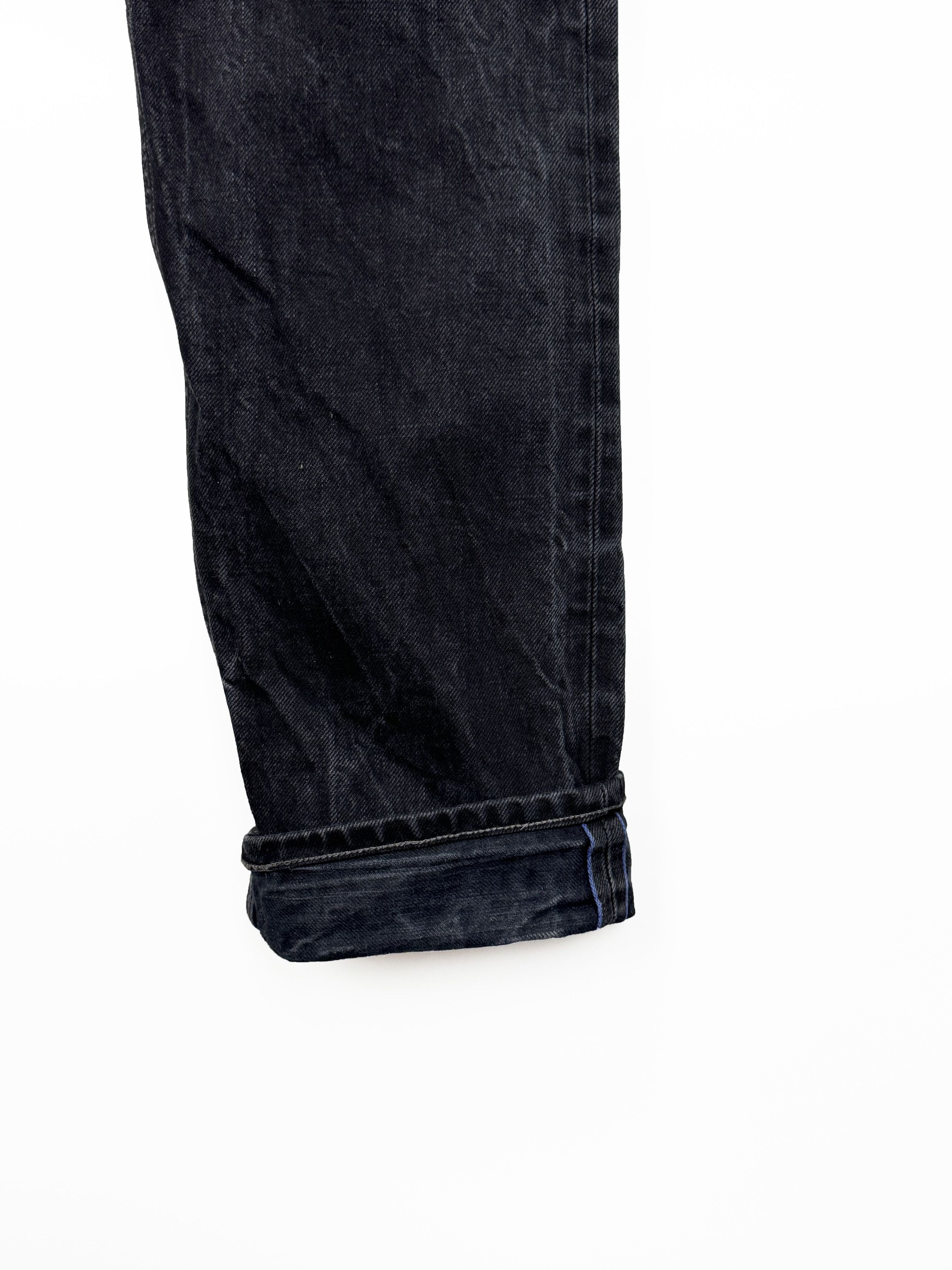 Lee Lee 101 Rider 13oz Blue Selvedge Washed Vintage Denim Size US 32 / EU 48 - 5 Thumbnail