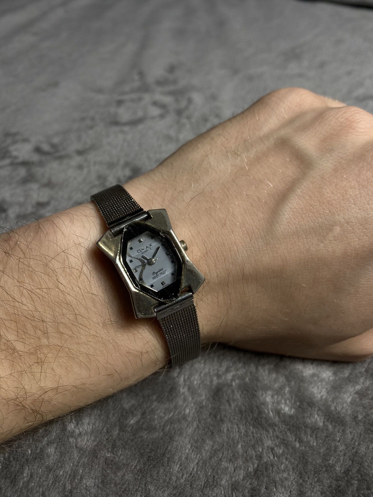 Japanese Brand × Jewelry × Vintage Futuristic Vintage Omax Watch | Japanese Design Size ONE SIZE - 10 Thumbnail