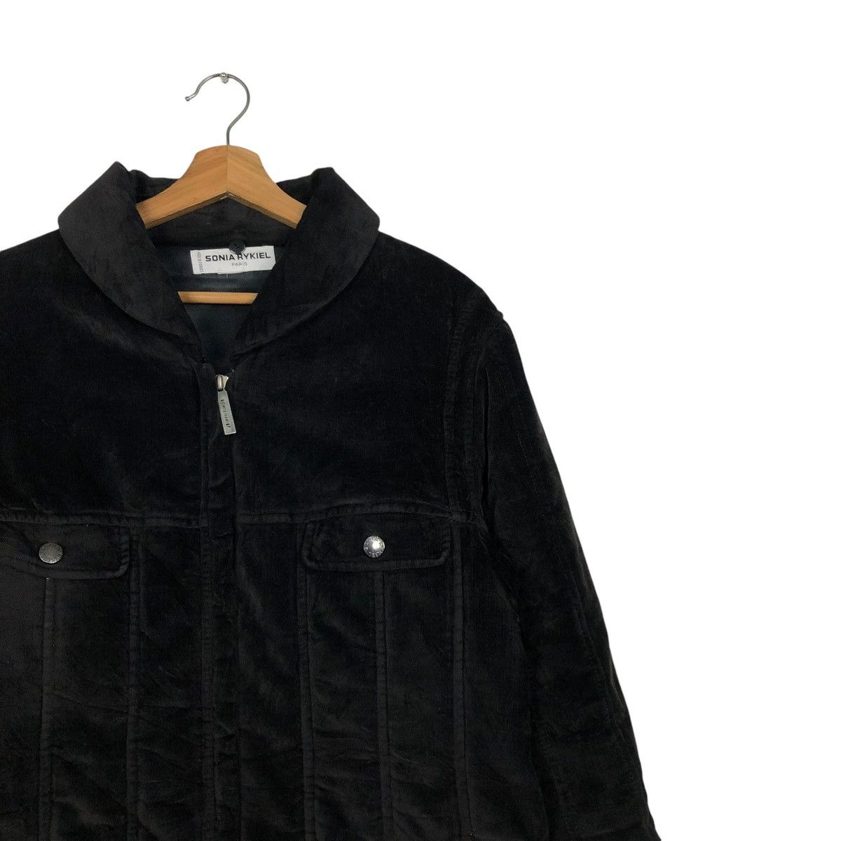 Vintage 🔥VTG ZIPPER VELVET JACKET SONIA RYKIEL PARIS ISSEY MIYAKE Size US M / EU 48-50 / 2 - 8 Thumbnail