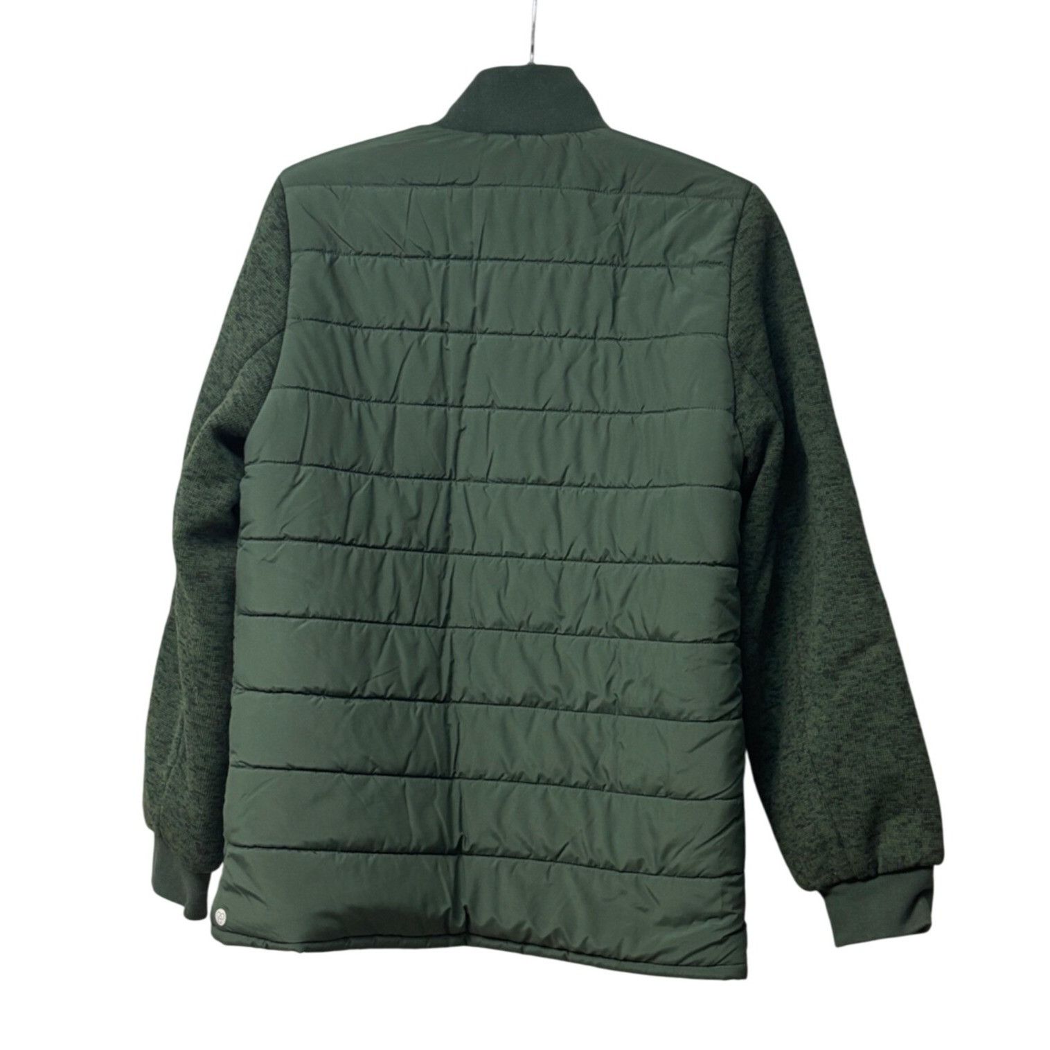 Other Zella Mixed Media Recycled Polyester Jacket, Olive Green, Sz Size S / US 4 / IT 40 - 4 Thumbnail