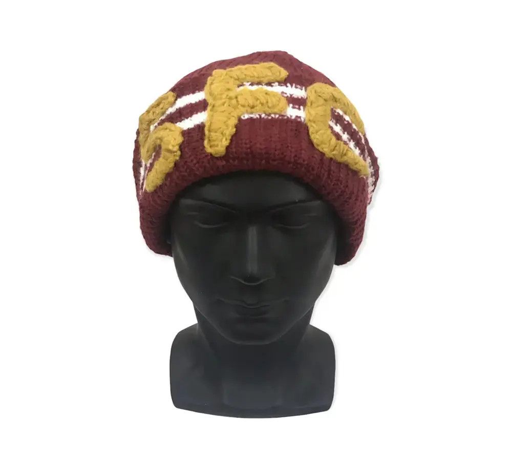 Japanese Brand × Vintage 5 F C Plain Beanie Hat Size ONE SIZE - 1 Thumbnail