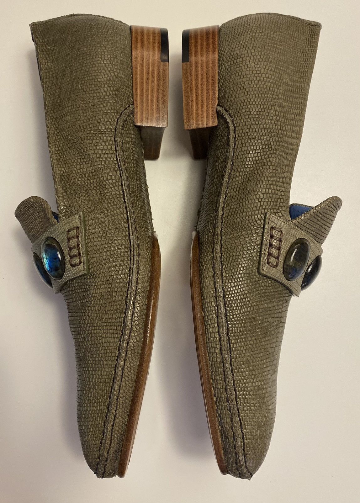 Quercioli Green Lizard loafer Quercioli Size US 9 / EU 42 - 3 Thumbnail