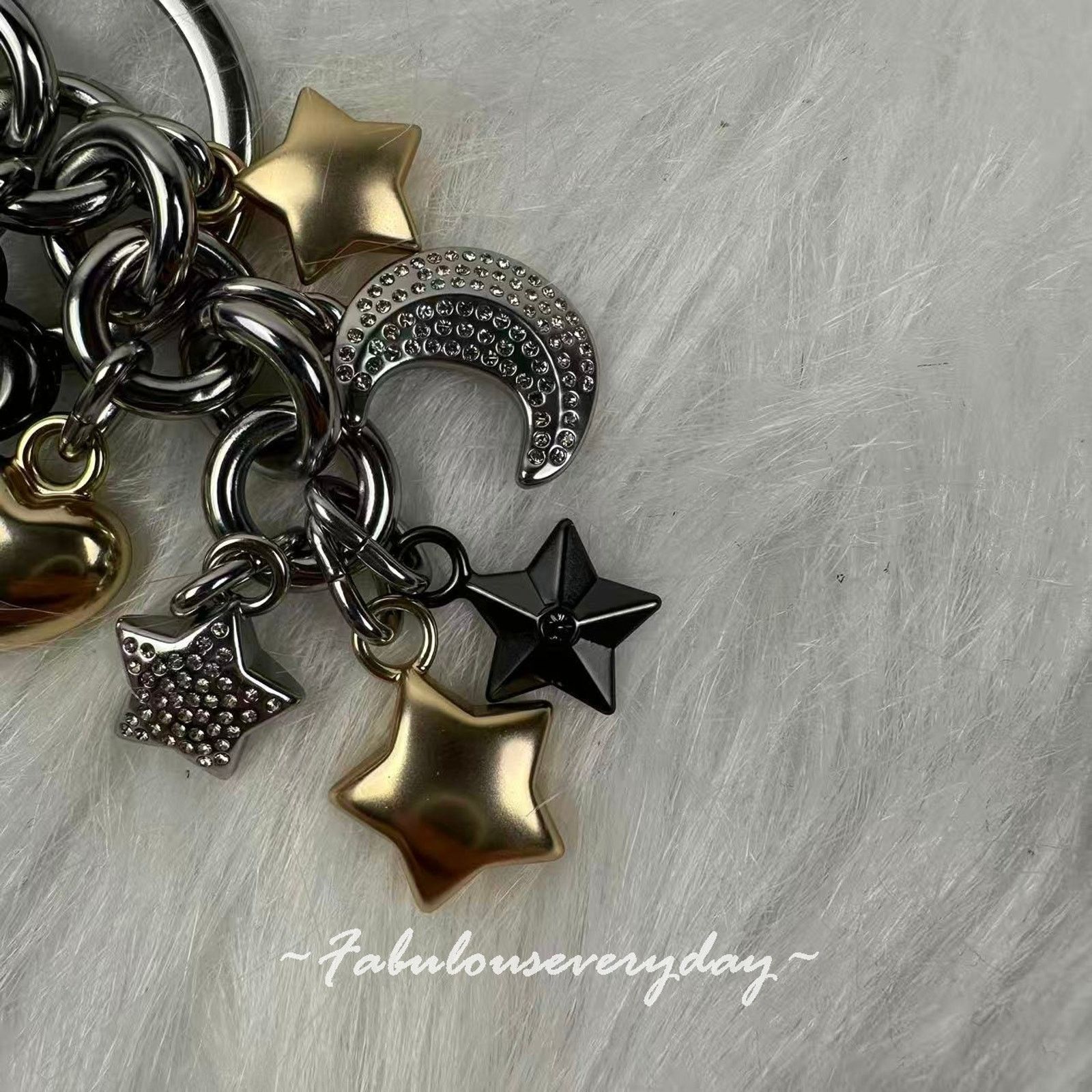 Coach Coach Star Moon Cluster Bag Charm CDB59 Keychain NWT Size ONE SIZE - 5 Thumbnail