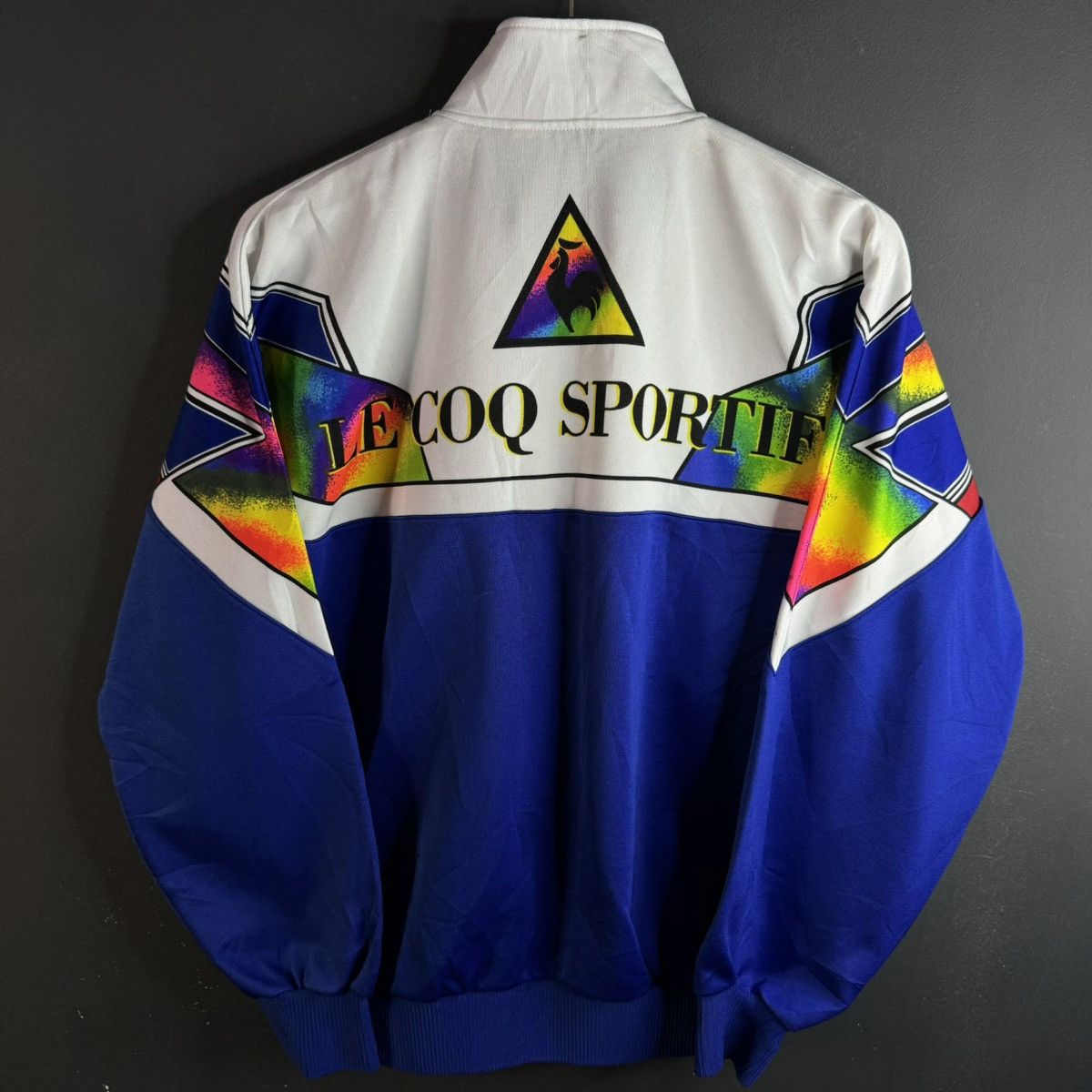 Le Coq Sportif Vintage Le Coq Sportif Y2K Rainbow Retro Track Jacket Size US M / EU 48-50 / 2 - 1 Thumbnail