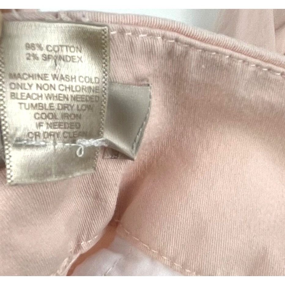 Loft LOFT Outlet Women's Original Crop Pants Size 4 Blush Pink Ca Size 27" / US 4 / IT 40 - 6 Thumbnail