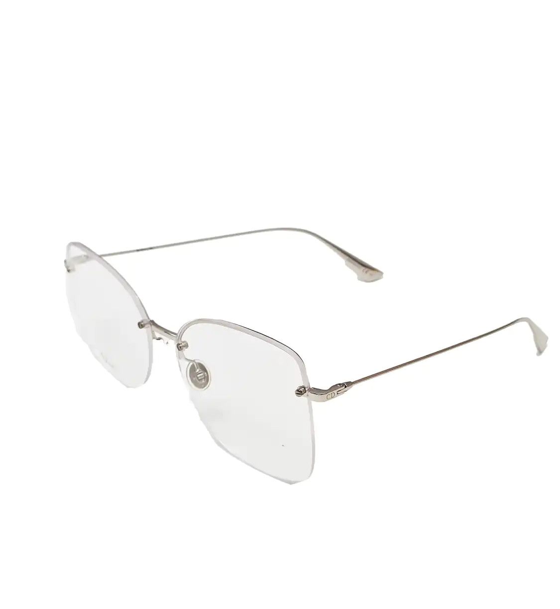 DIOR transparent square synthetic clear glasses os