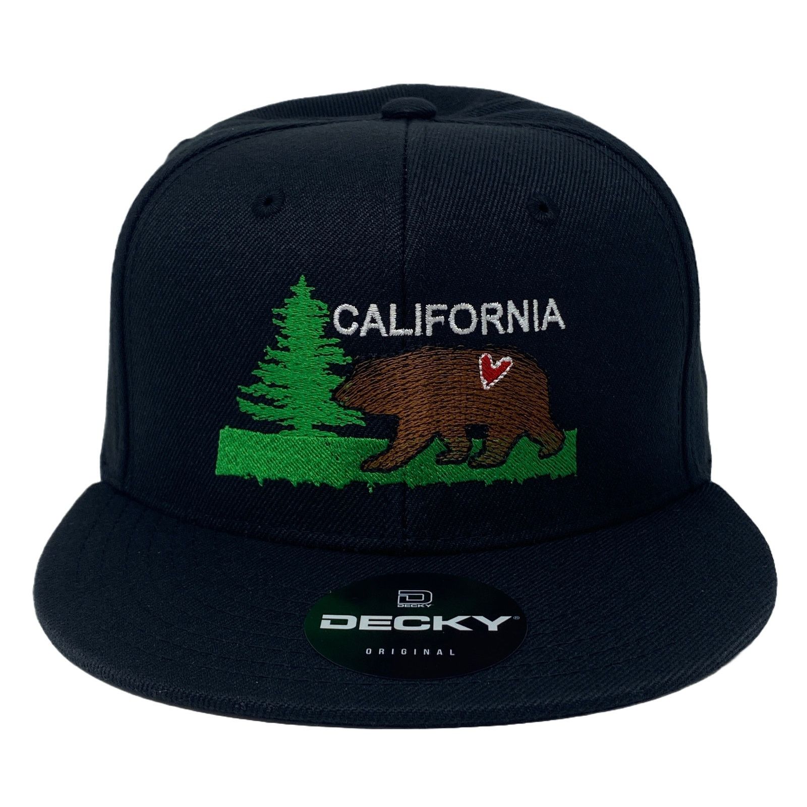 Other California Brown Bear Love Tree Nature Wildlife Snapback Hat Size ONE SIZE - 3 Thumbnail