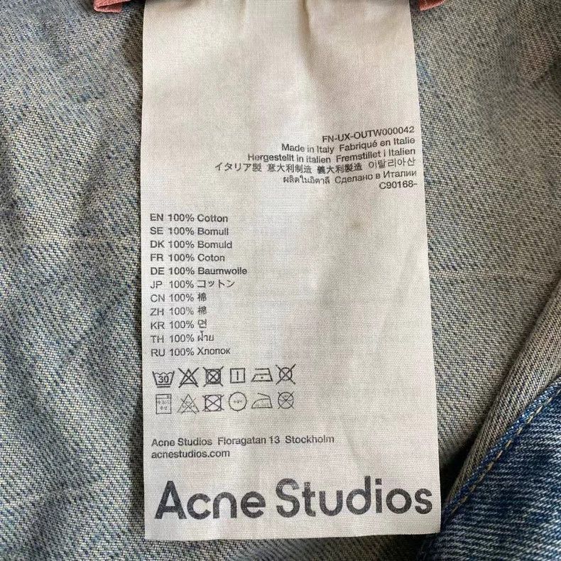 Acne Studios Acne Studios Loose washed effect off-the-shoulder single-b Size US S / EU 44-46 / 1 - 4 Thumbnail
