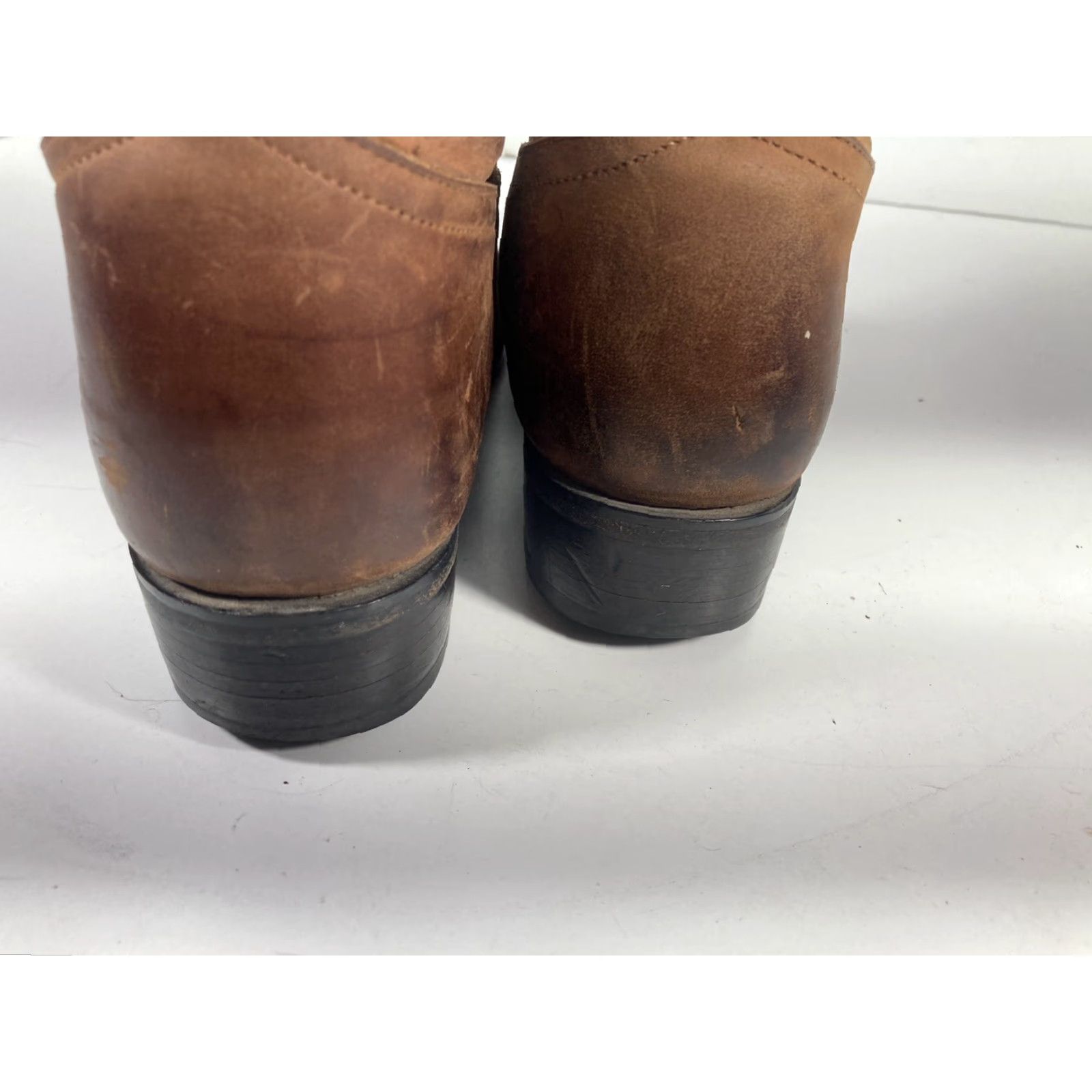 Tony Lama Tony Lama Boots Women 7.5 B Brown Leather 12 Inch Western Rodeo Style 1750 Boots Women Brown Leather 12 Inch Western Rodeo Tony Lama Size US 8 / IT 38 - 7 Thumbnail