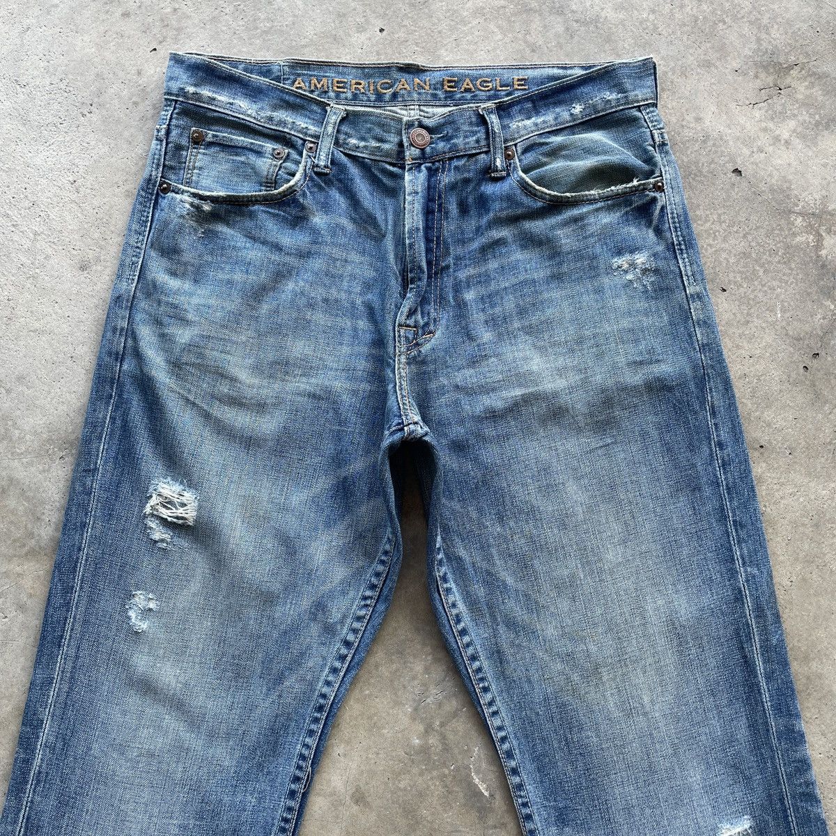 American Eagle Outfitters Vintage American Eagle Bootcut/Flare Jeans Faded Pants W34 Size US 34 / EU 50 - 3 Thumbnail