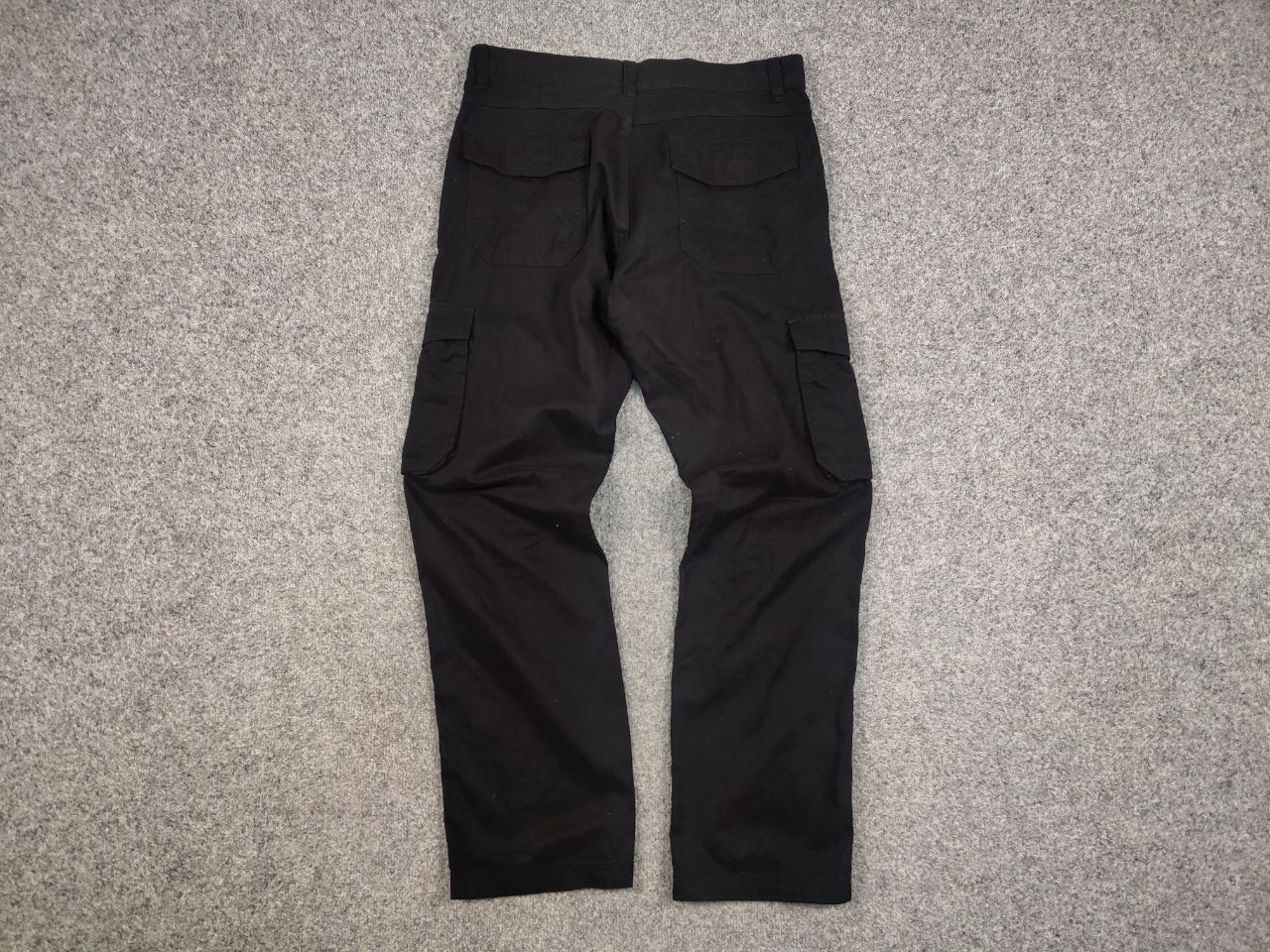 Japanese Brand Vintage Japan style Black Cargo Straight Fit Pants Y2K Size US 34 / EU 50 - 7 Thumbnail