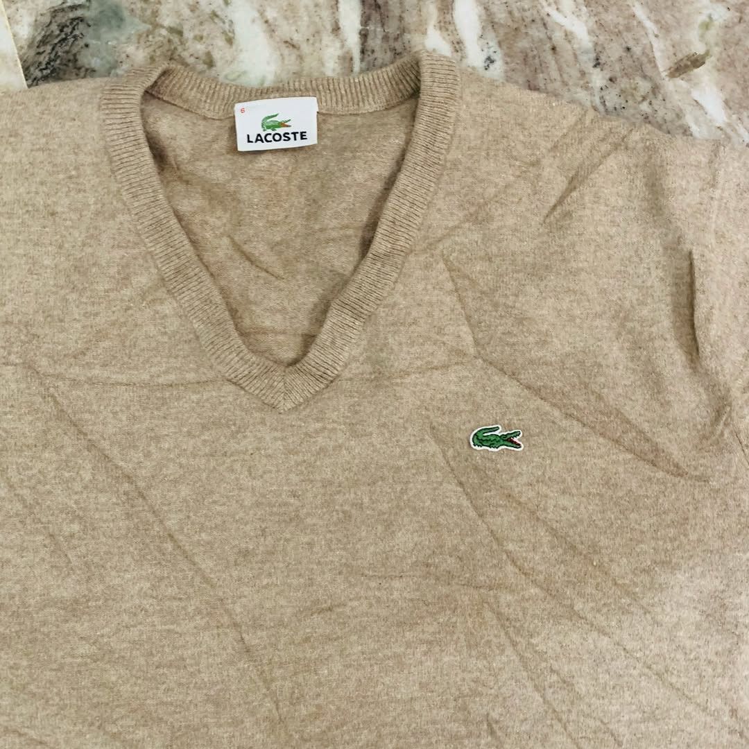 Lacoste Biege Lacoste Sweater Size US S / EU 44-46 / 1 - 7 Thumbnail
