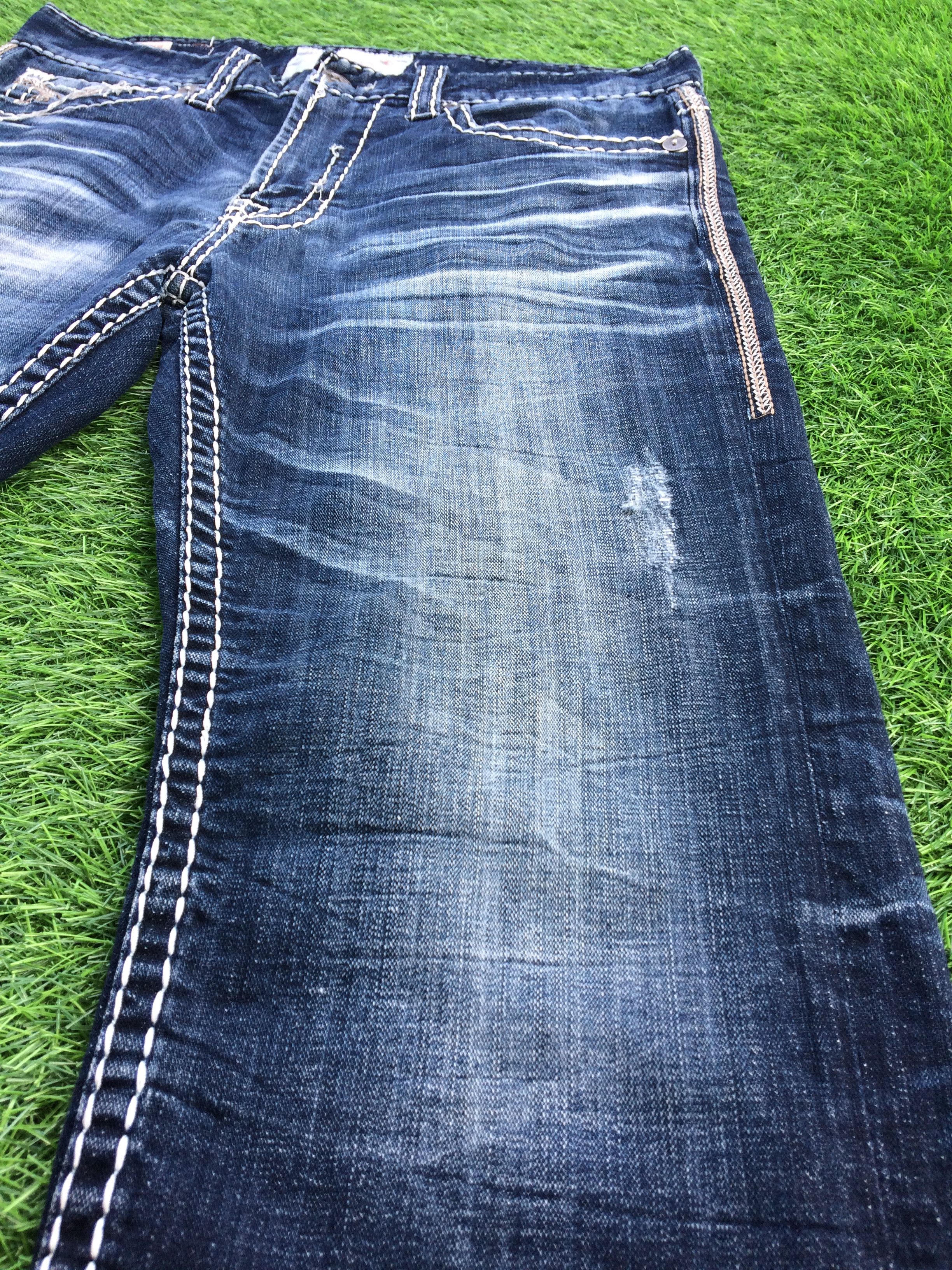 Big Star × Japanese Brand × Jean Big Star Bold Stitch Jeans D-871 Size US 34 / EU 50 - 7 Thumbnail