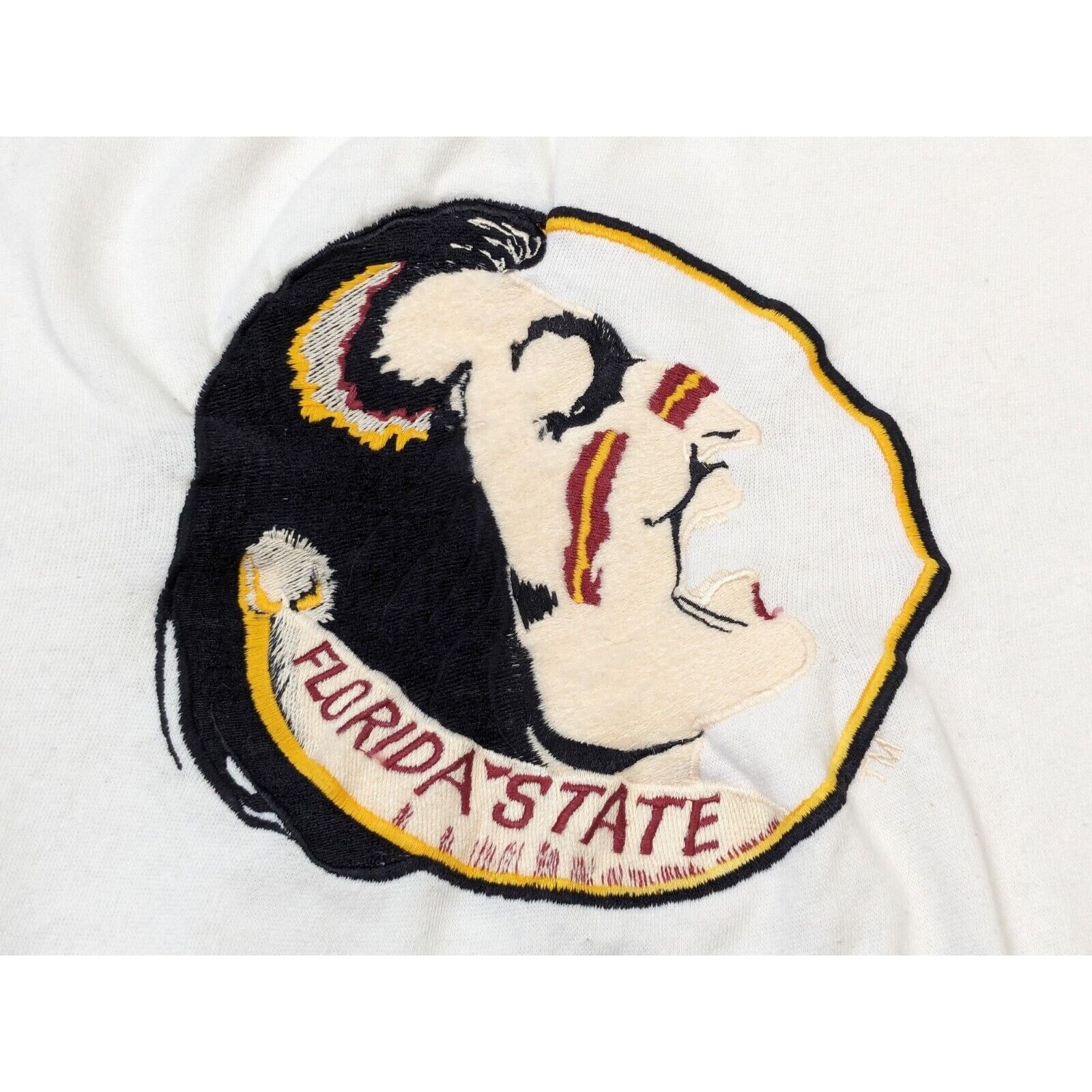 Other Vtg FSU Seminoles Embroidered Sweatshirt 90s Short Sleeves Size L / US 10 / IT 46 - 2 Thumbnail