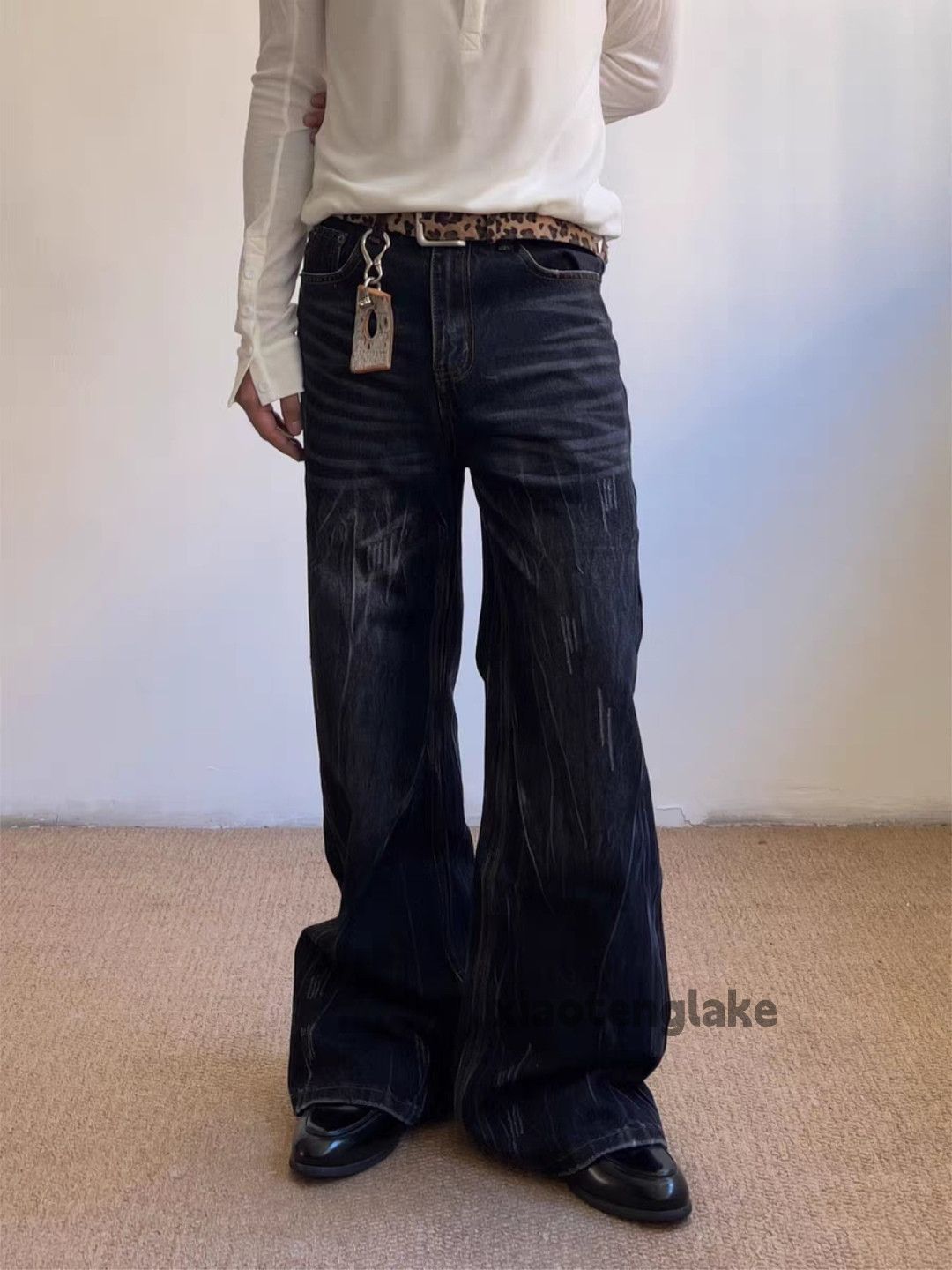 Jean zx vintage faded cleanfit yuppie bootcut flared jeans Size US 33 - 8 Thumbnail