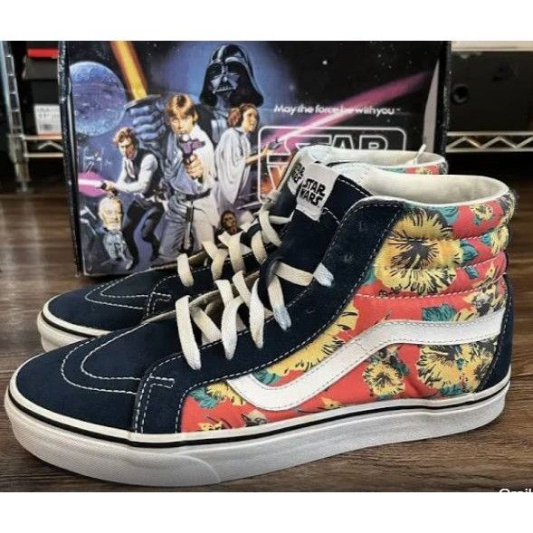 Vans Vans X Star Wars Yoda Aloha Sk8 High Shoes Men s 7.5 Grailed