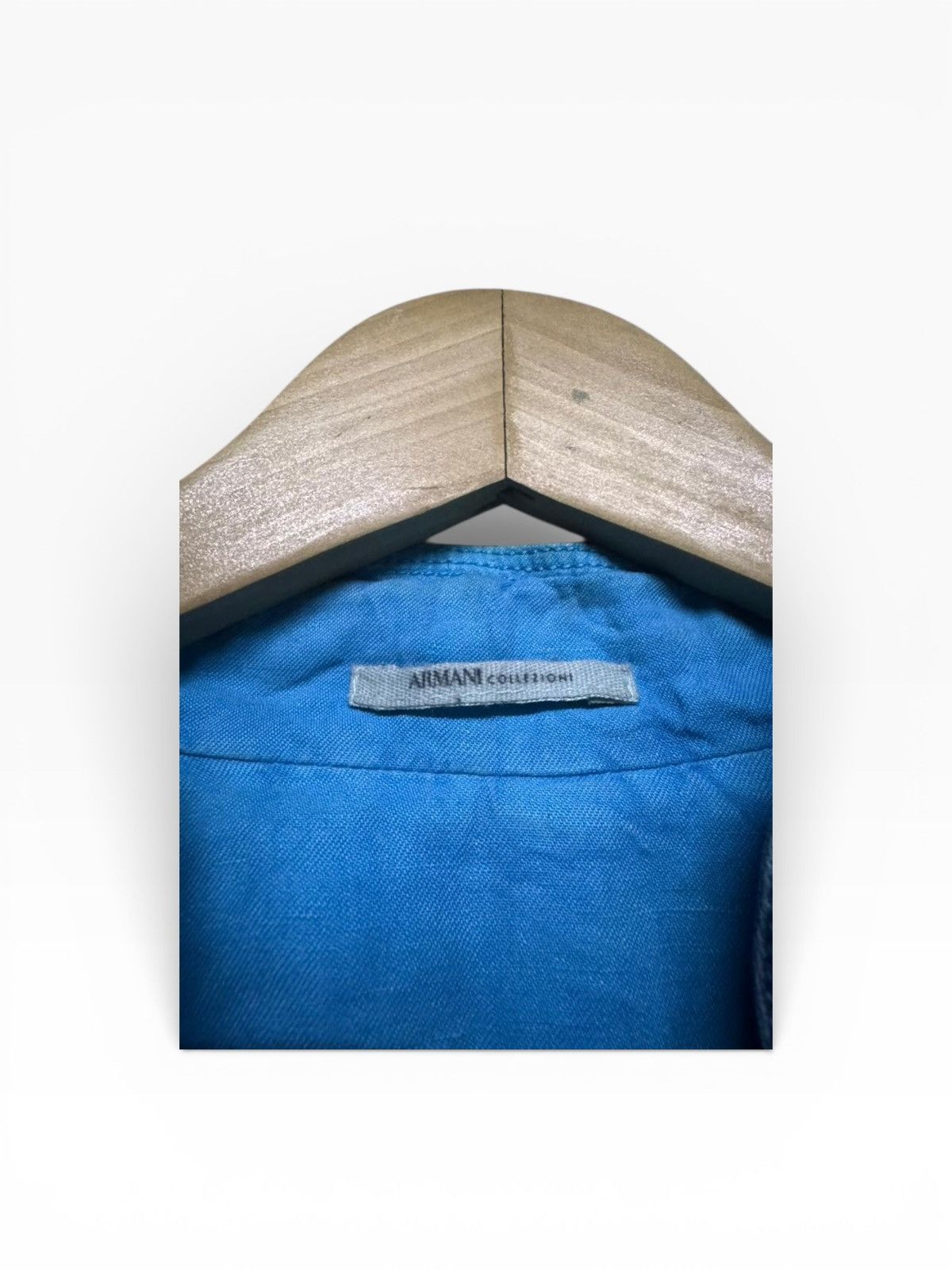 Armani Collezioni Authentic🔥Armani Collezioni Indigo Dyed Buttoned Casual Size US M / EU 48-50 / 2 - 6 Thumbnail