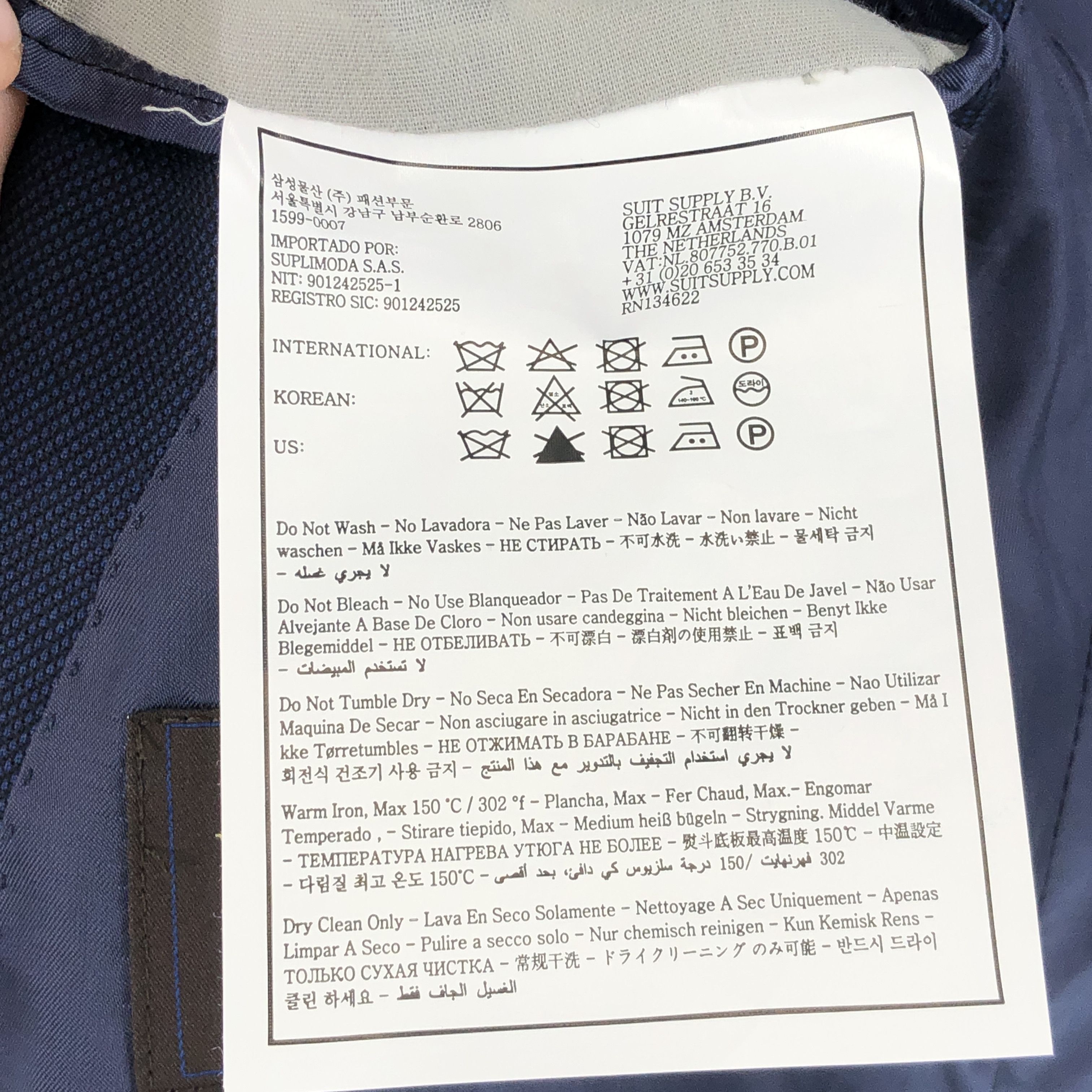 Suitsupply Sienna Single Breasted Blazer Size L (EU:102; UK:42L; US:42L Size 42L - 10 Thumbnail